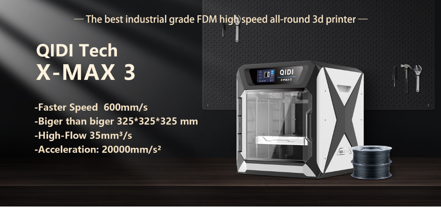 QIDI TECH New Generation Series III,The Ultra-Fast, High-Performance Printer