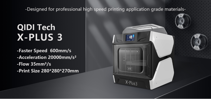 QIDI TECH New Generation Series III,The Ultra-Fast, High-Performance Printer