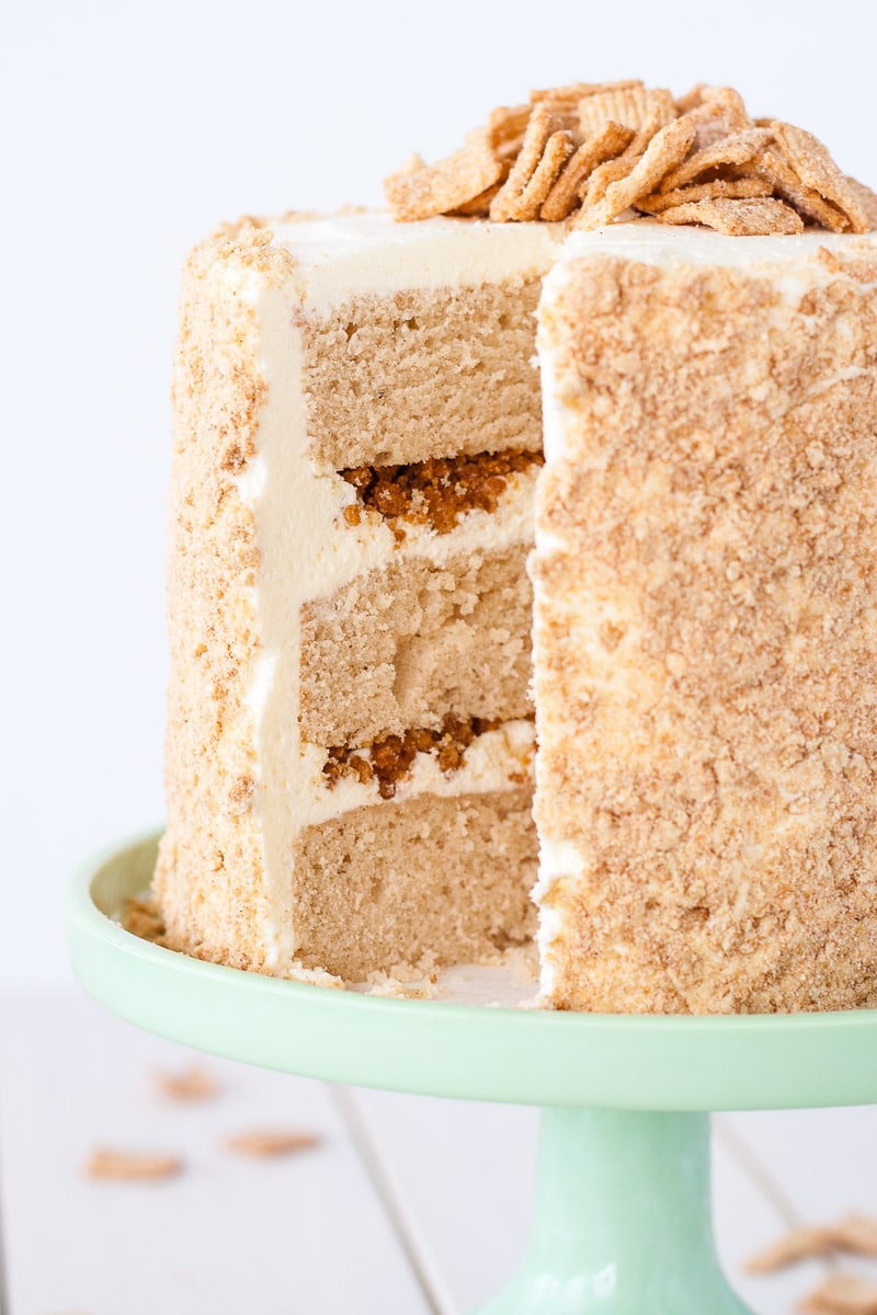 Cake with a slice cut out of it.