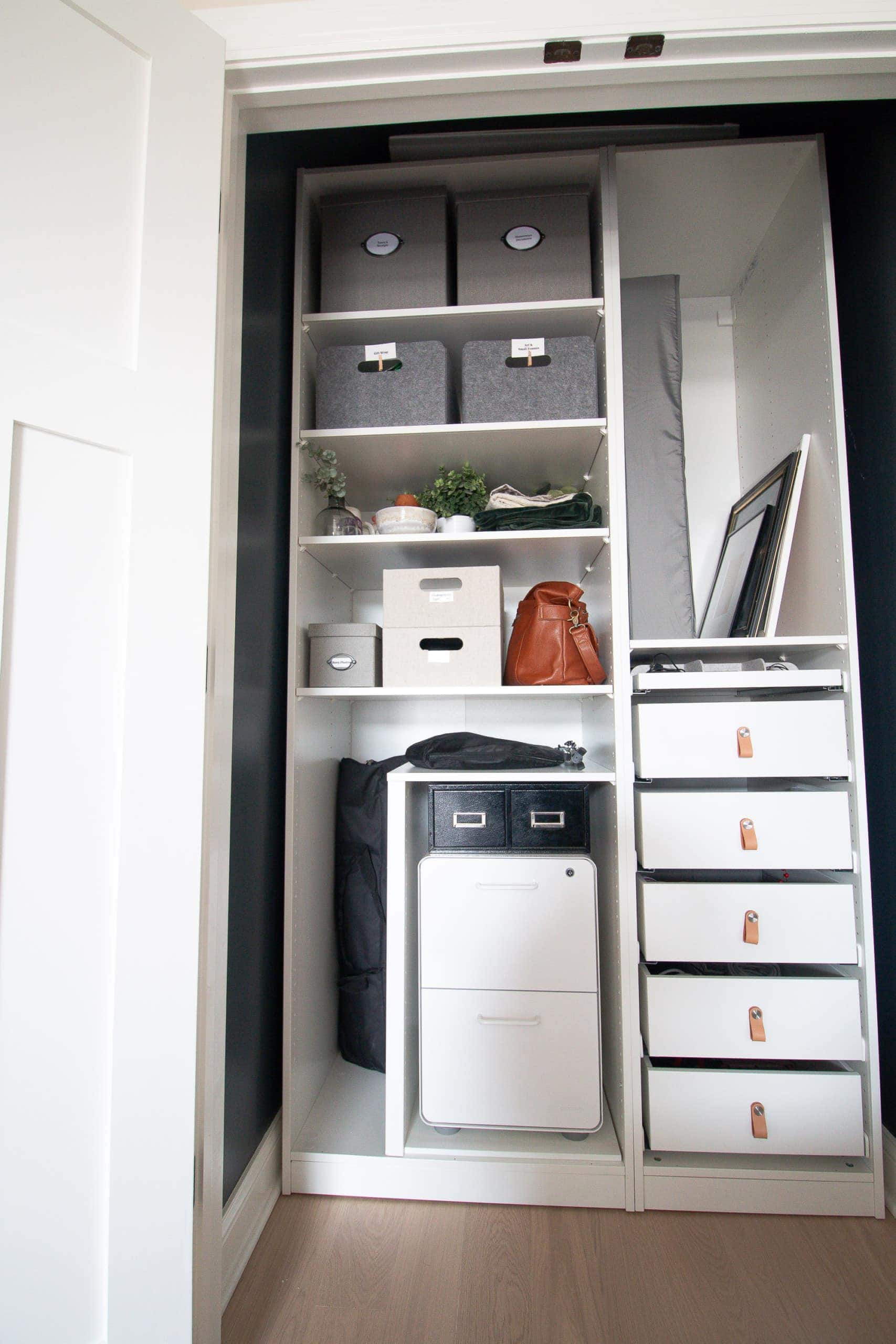 The file cabinet in the home office