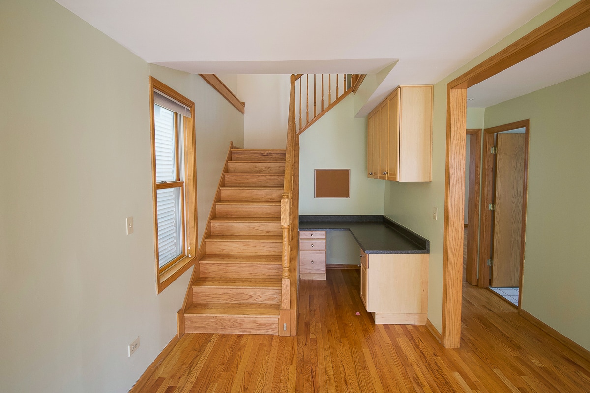 The staircase makeover -before