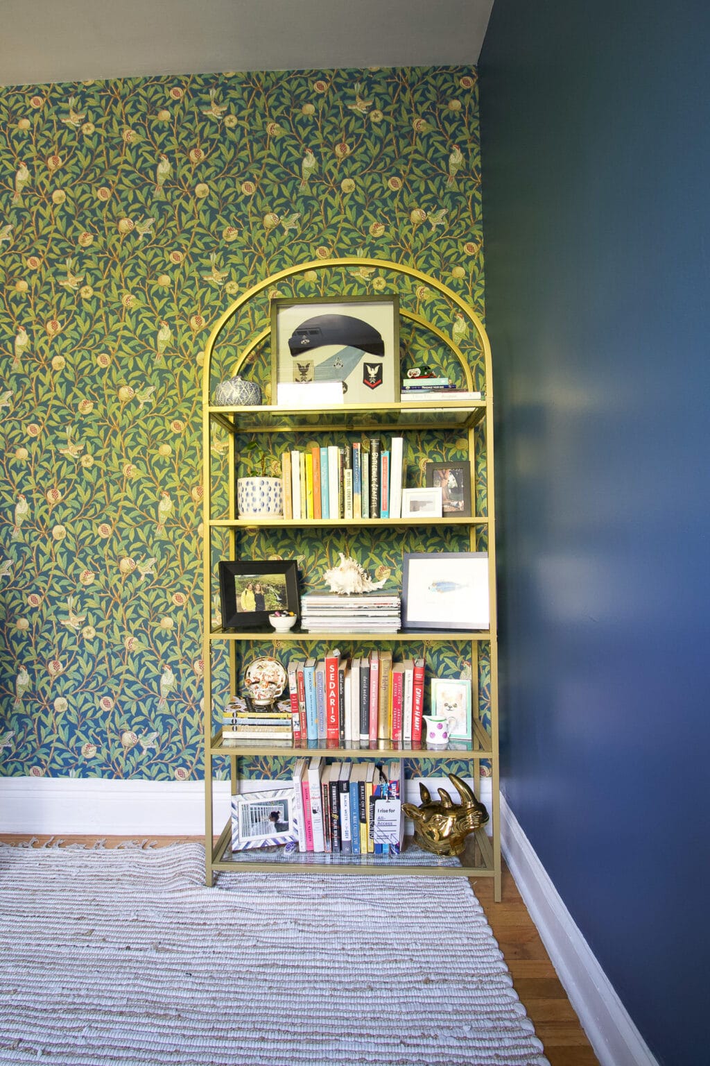 Bookcase in a home office