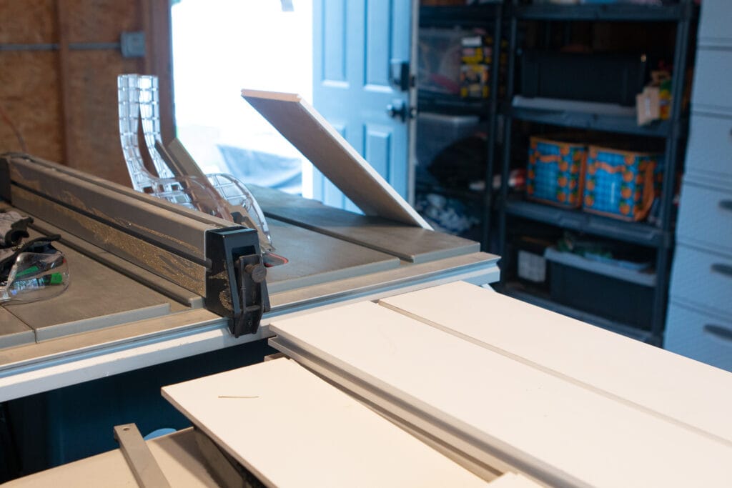 how to rip boards with a table saw