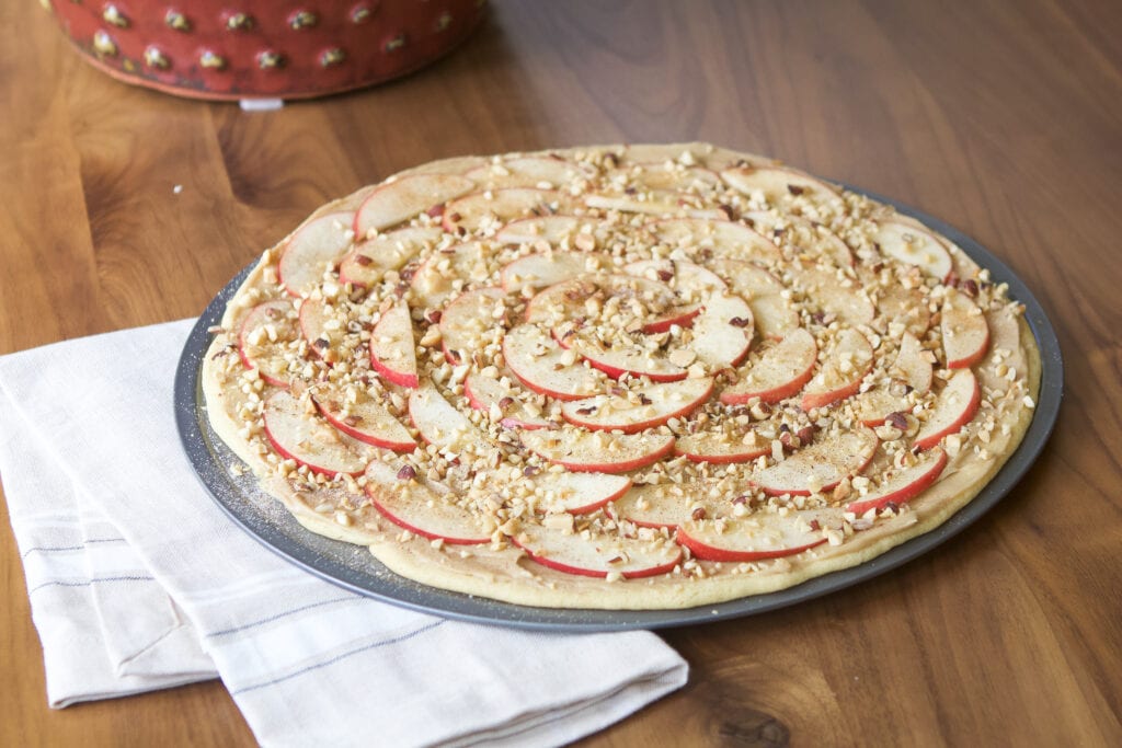 My favorite taffy apple pizza recipe