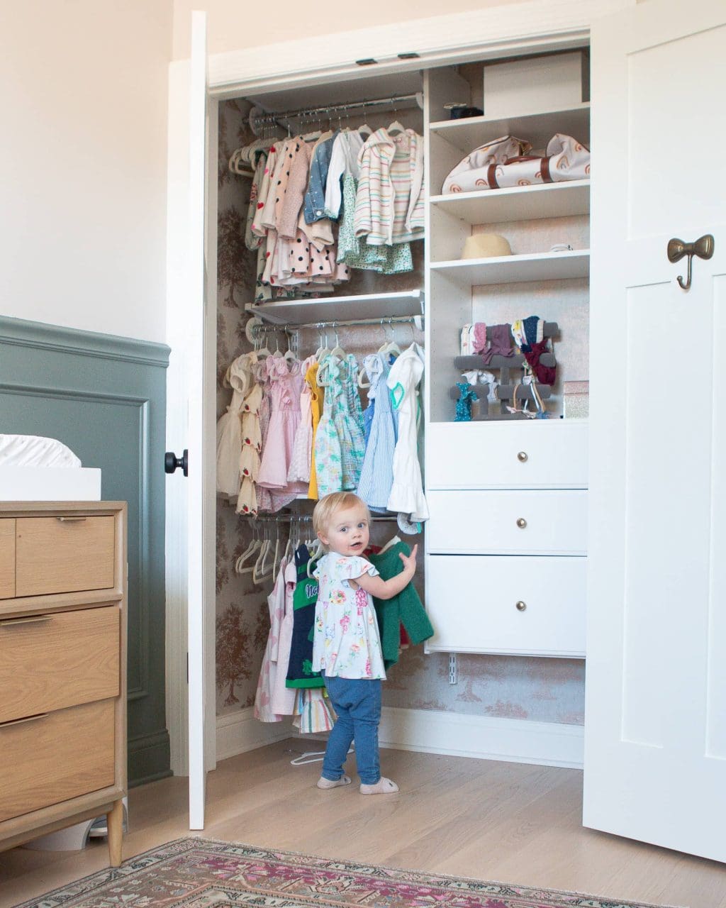 Rory in her closet