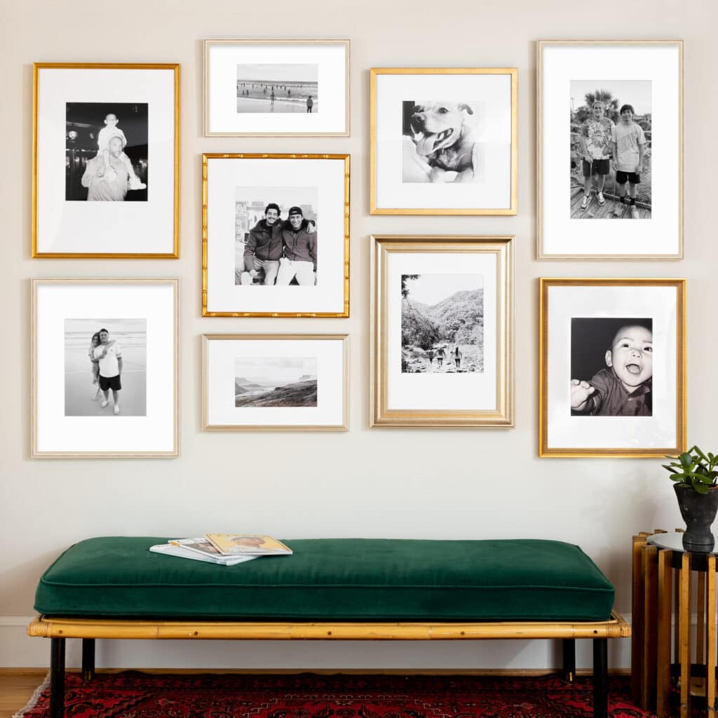 custom gallery wall layout