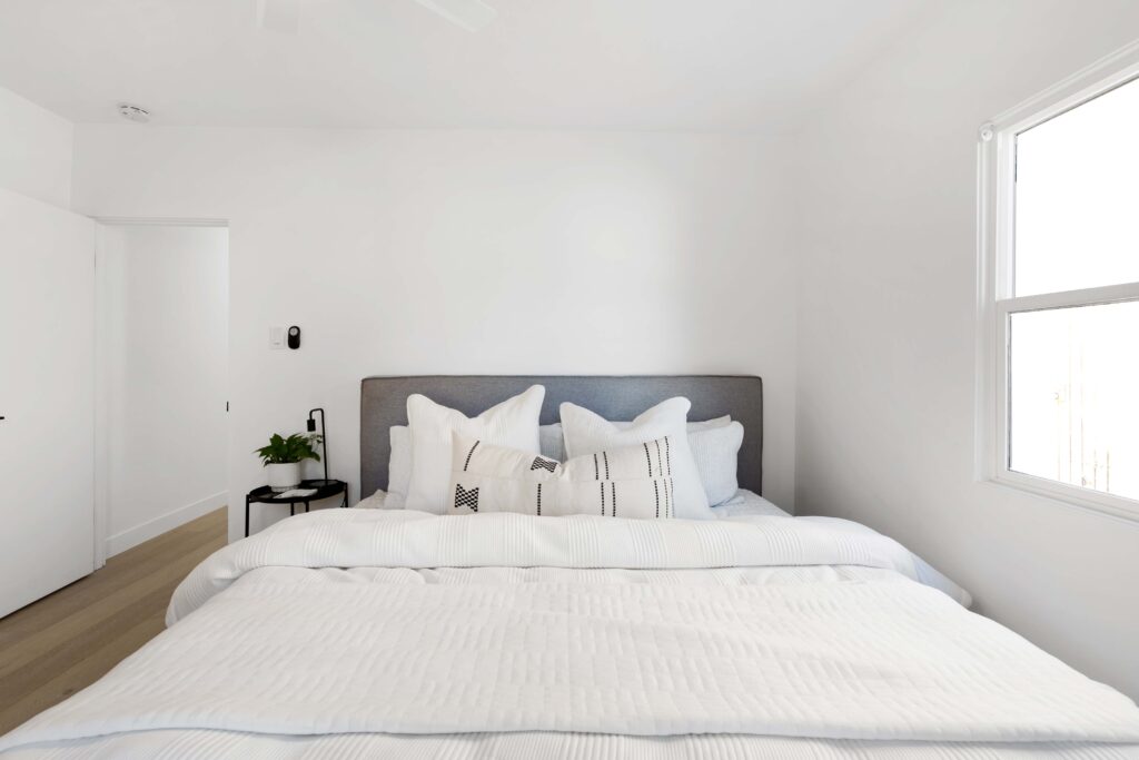 Guest bedroom in a California home