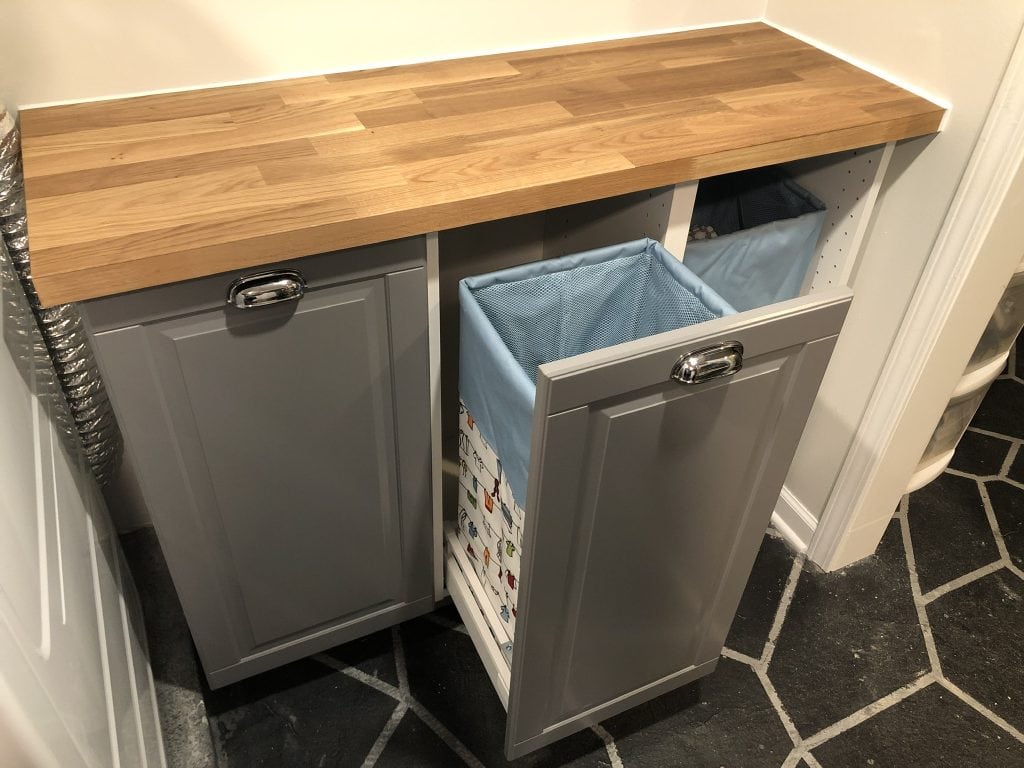 laundry room sorting basket is a great beginner home upgrades 