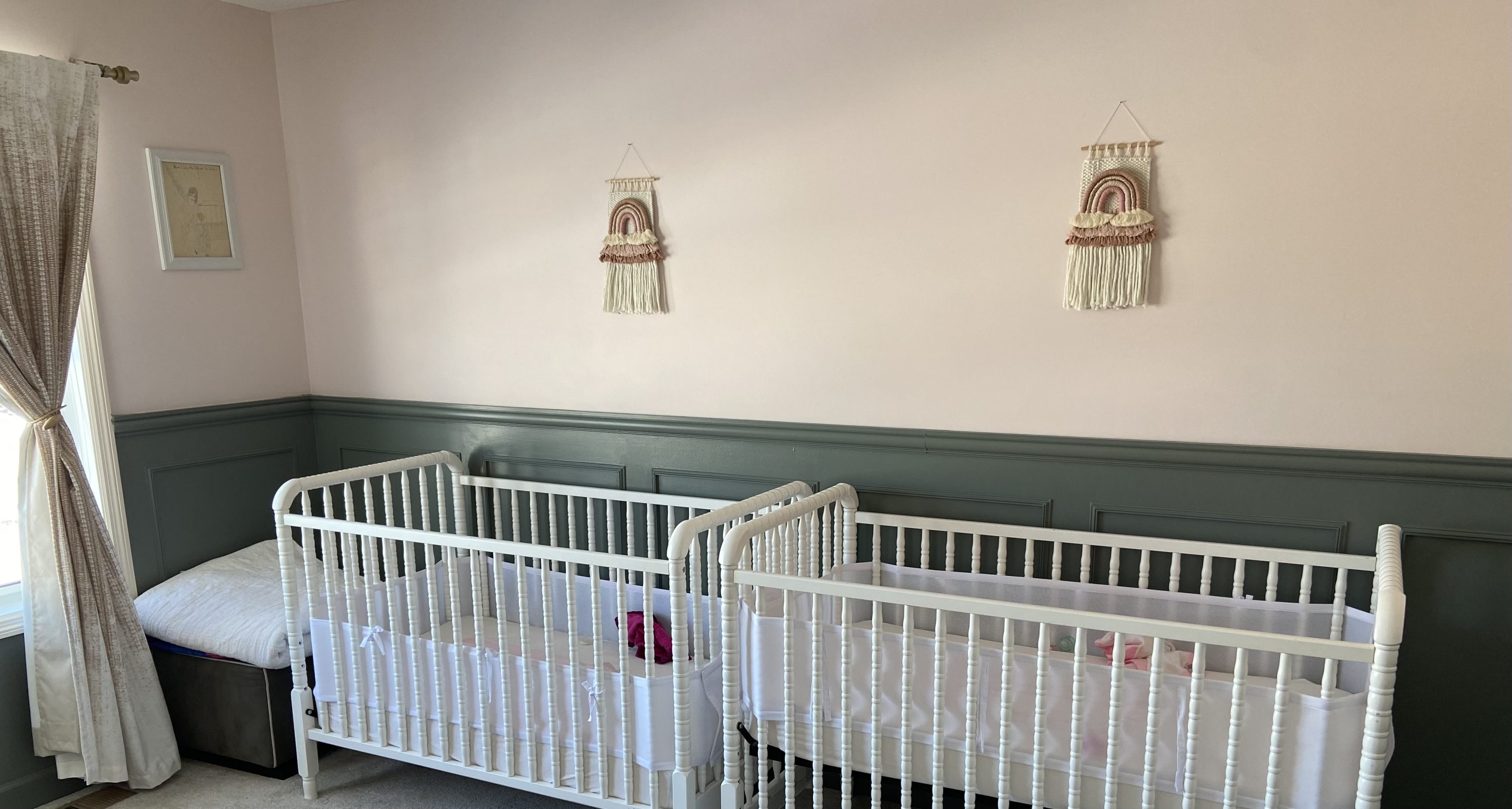 Board and batten twin nursery