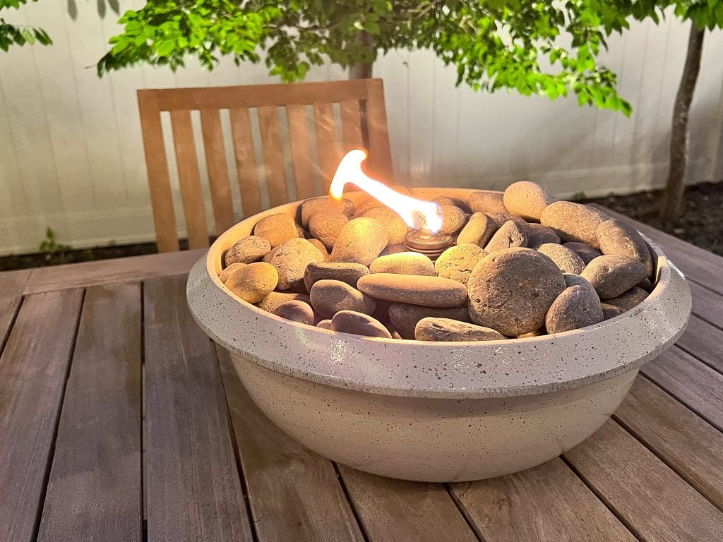 My DIY tabletop fire bowl