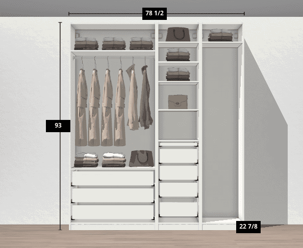 hidden storage in this mudroom off a garage