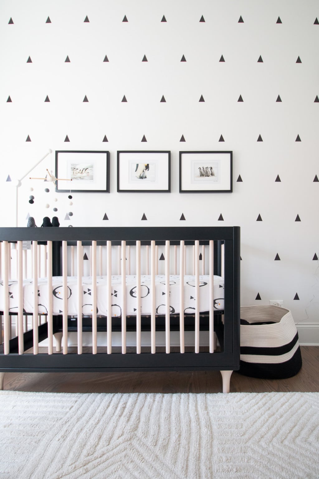 black and white nursery