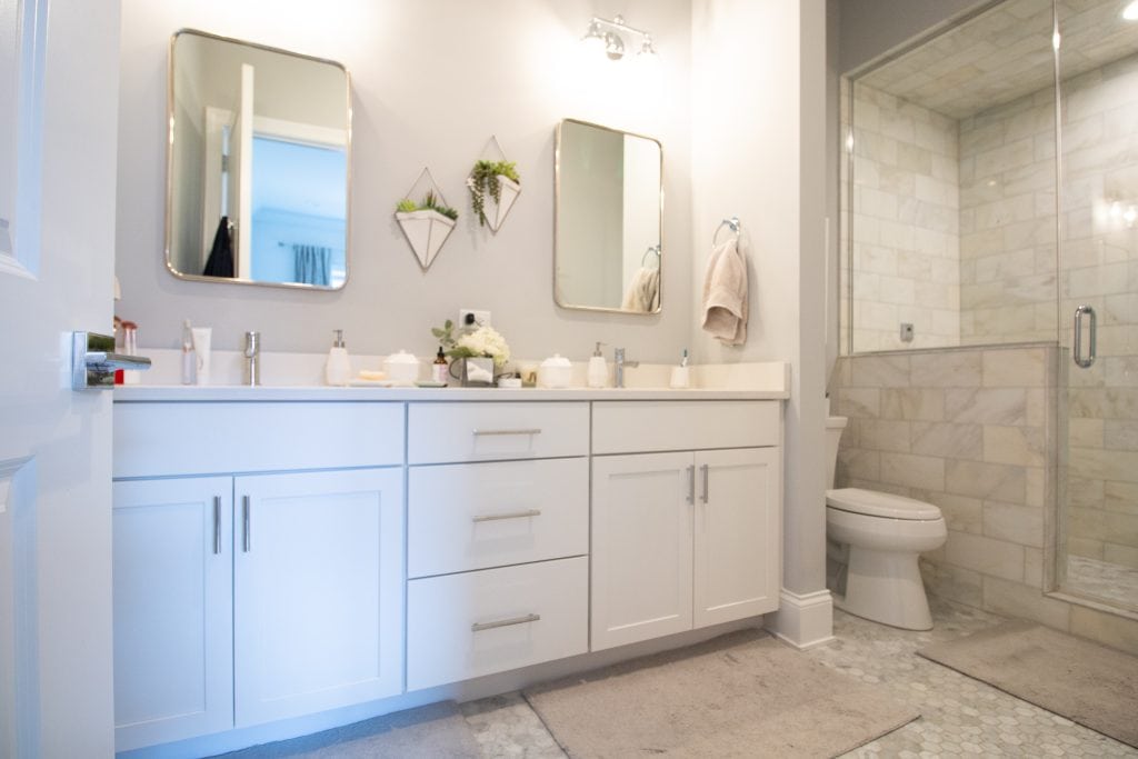 double vanity condo bathroom