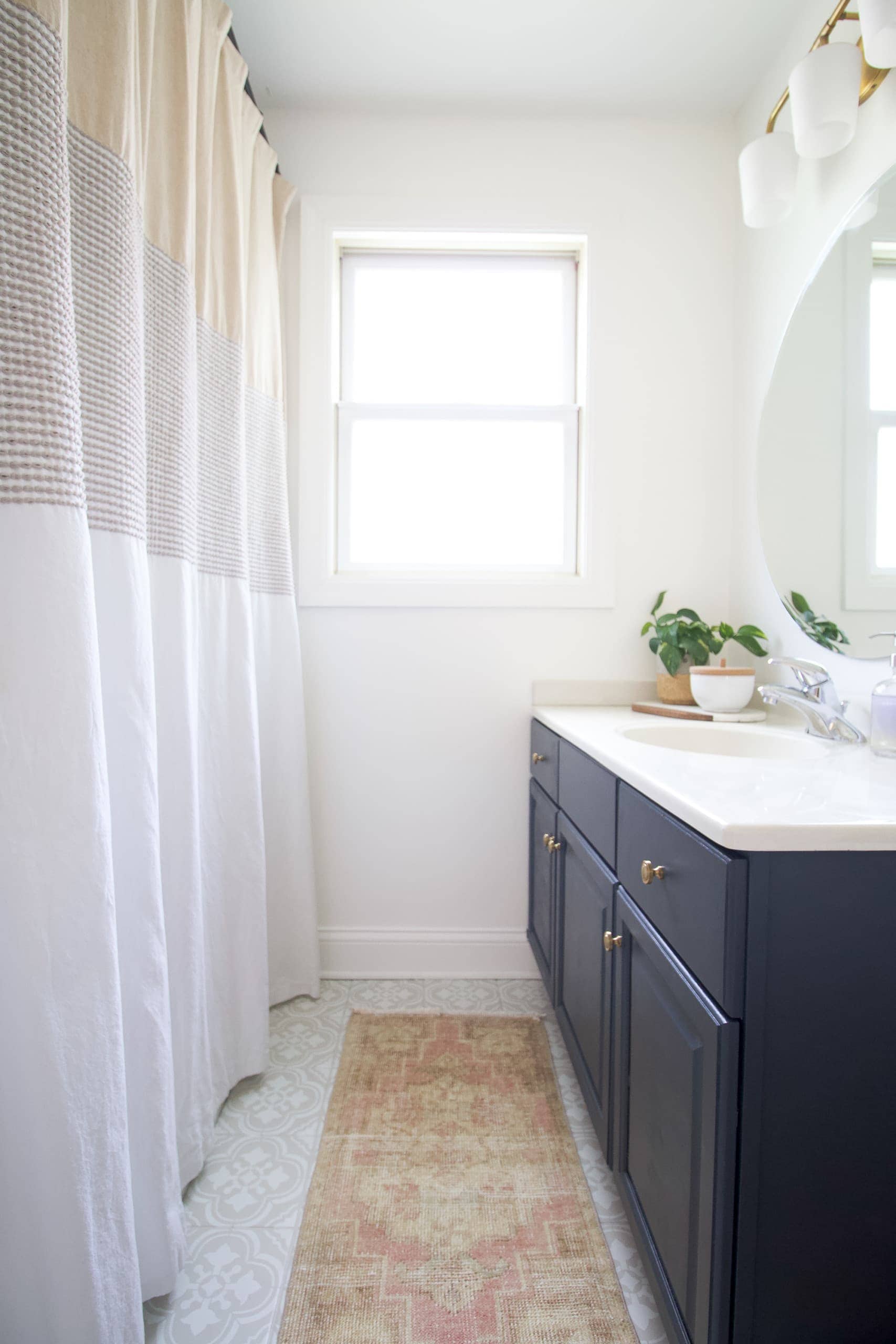 Our budget bathroom makeover