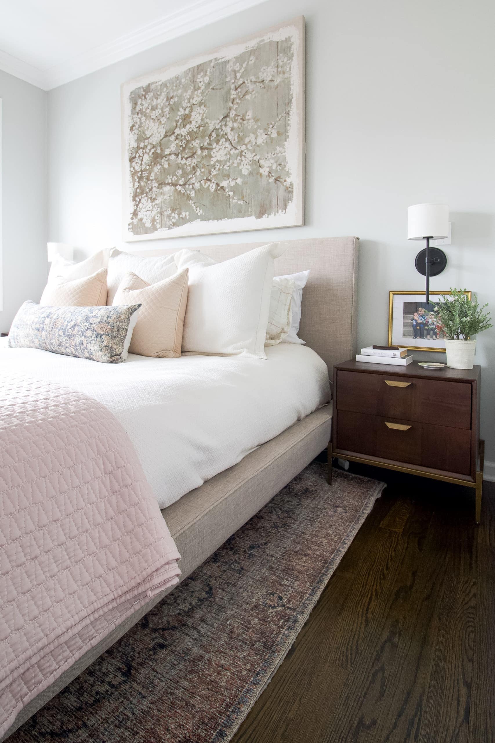 Sconces over the nightstands