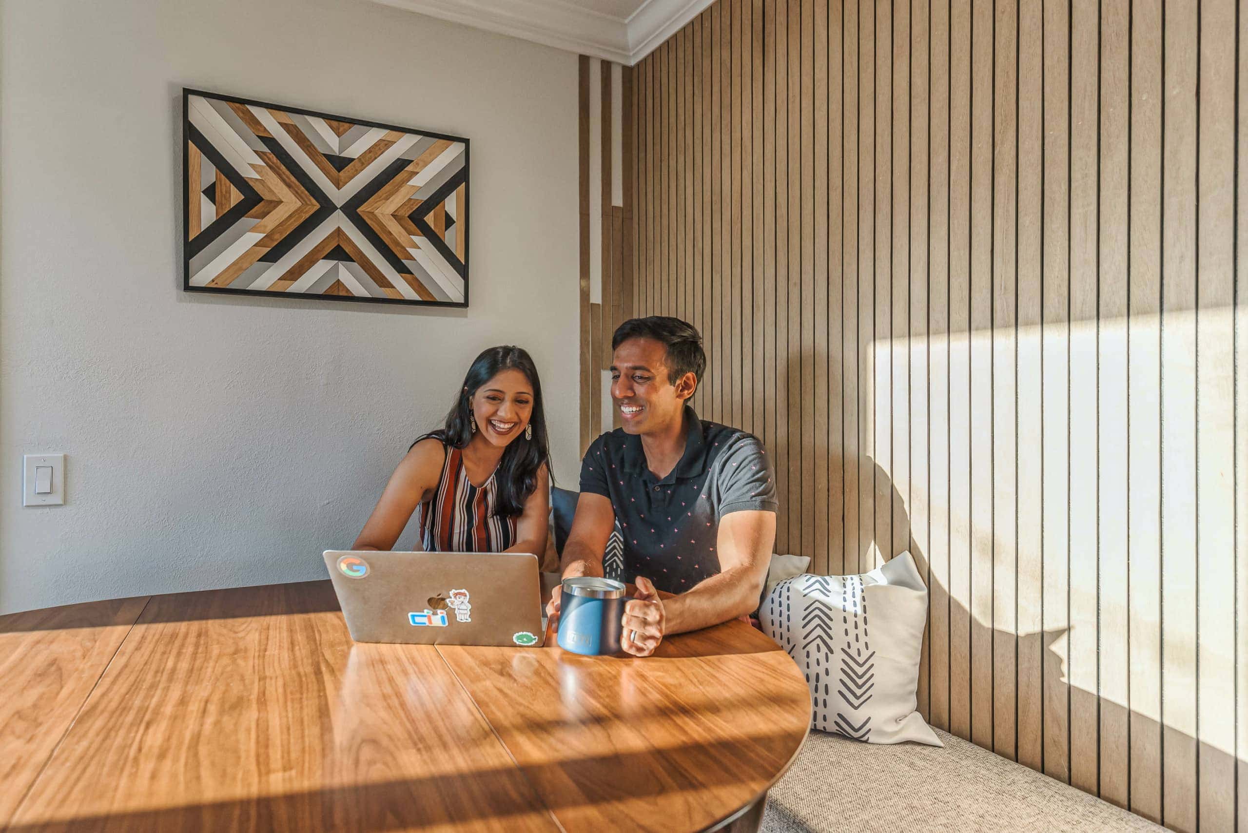 Ranjini and Bhaskar's modern bohemian home tour