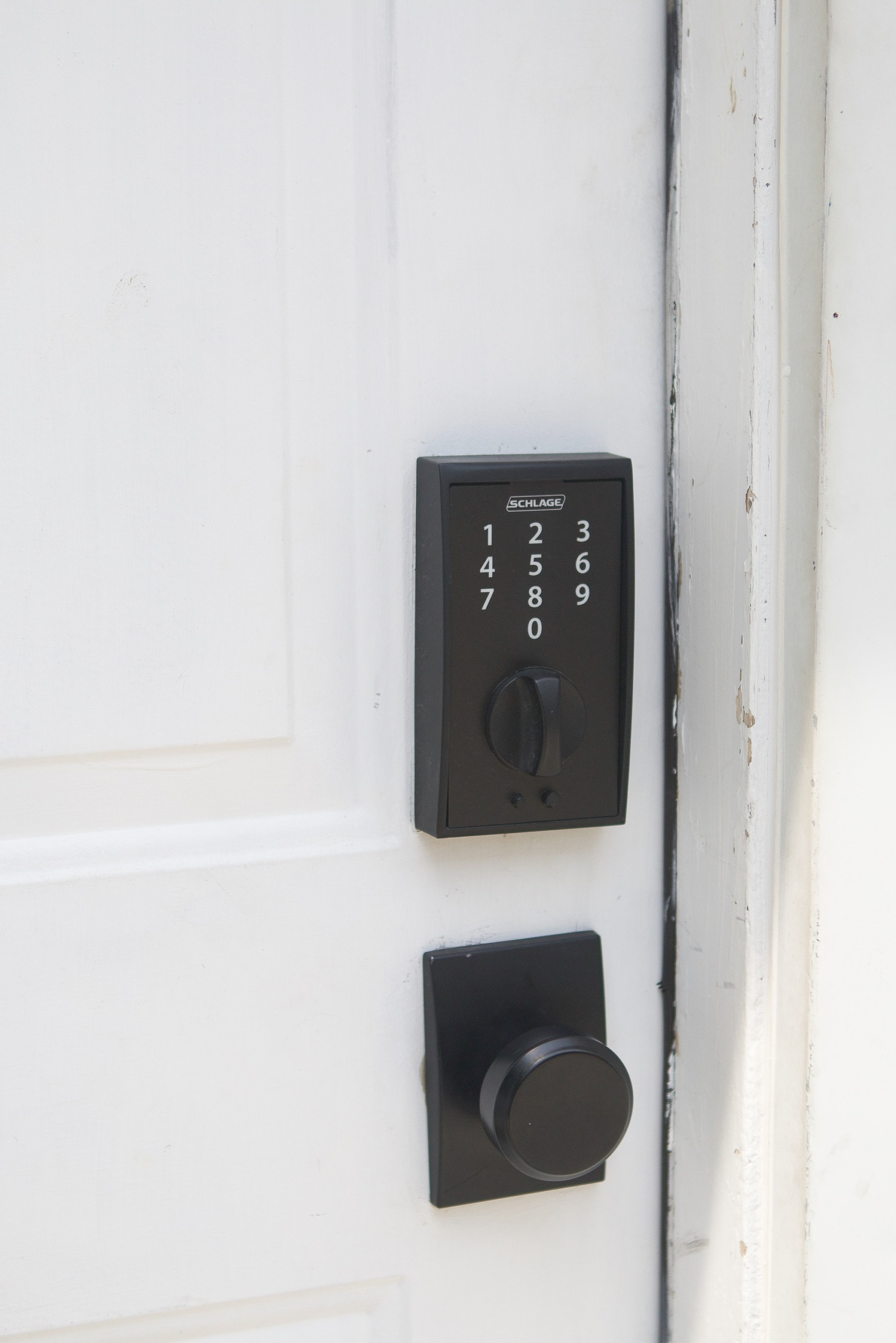 Our garage door locks