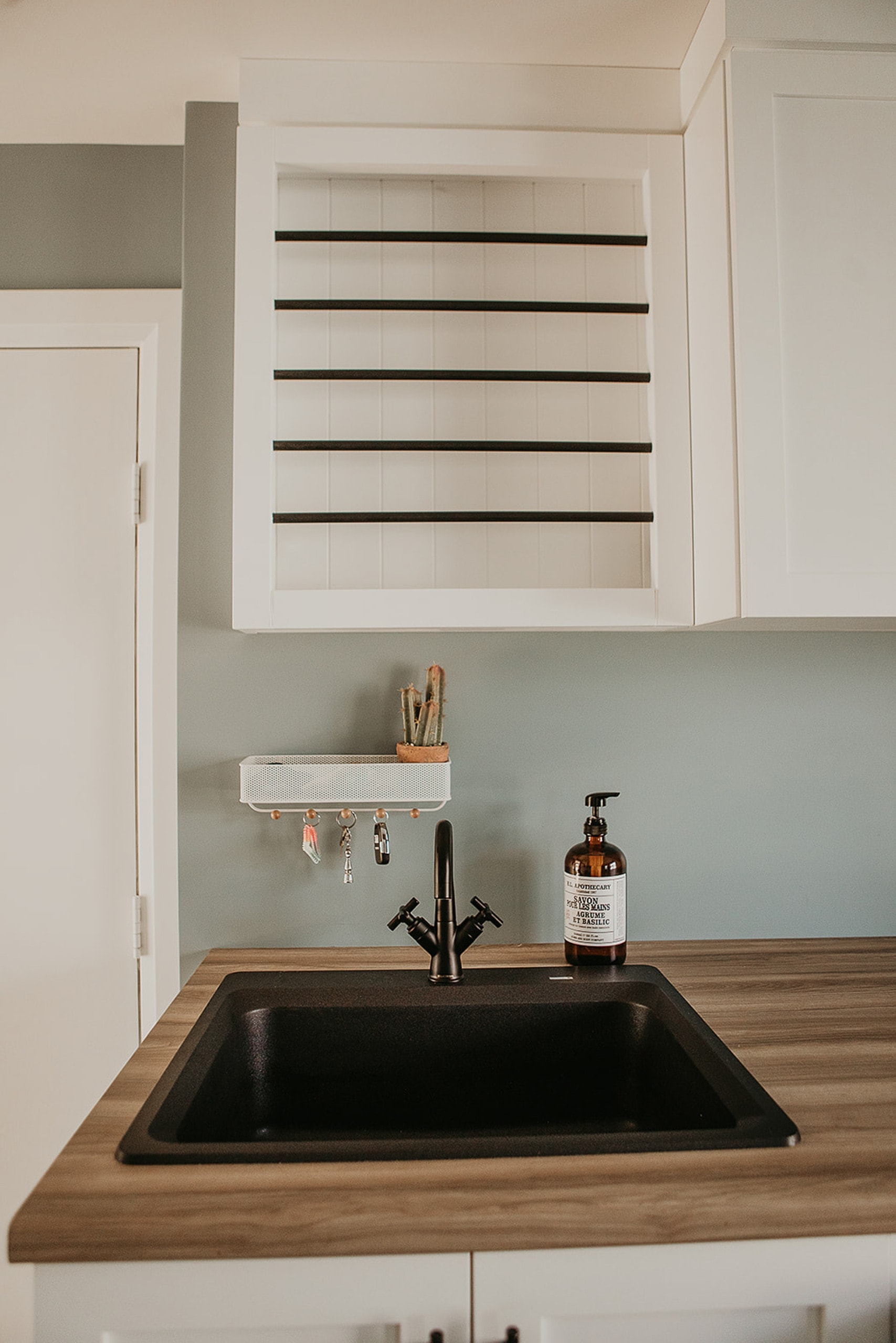 Adding storage to a mudroom