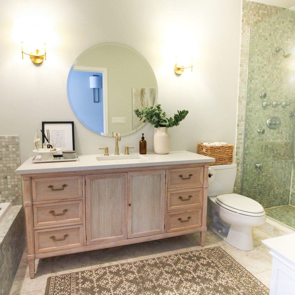 Master bathroom reveal