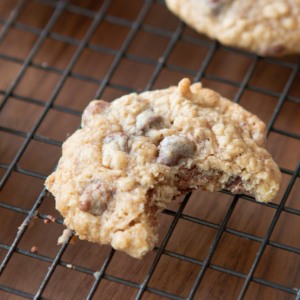 Chewy chocolate chip cowboy cookies