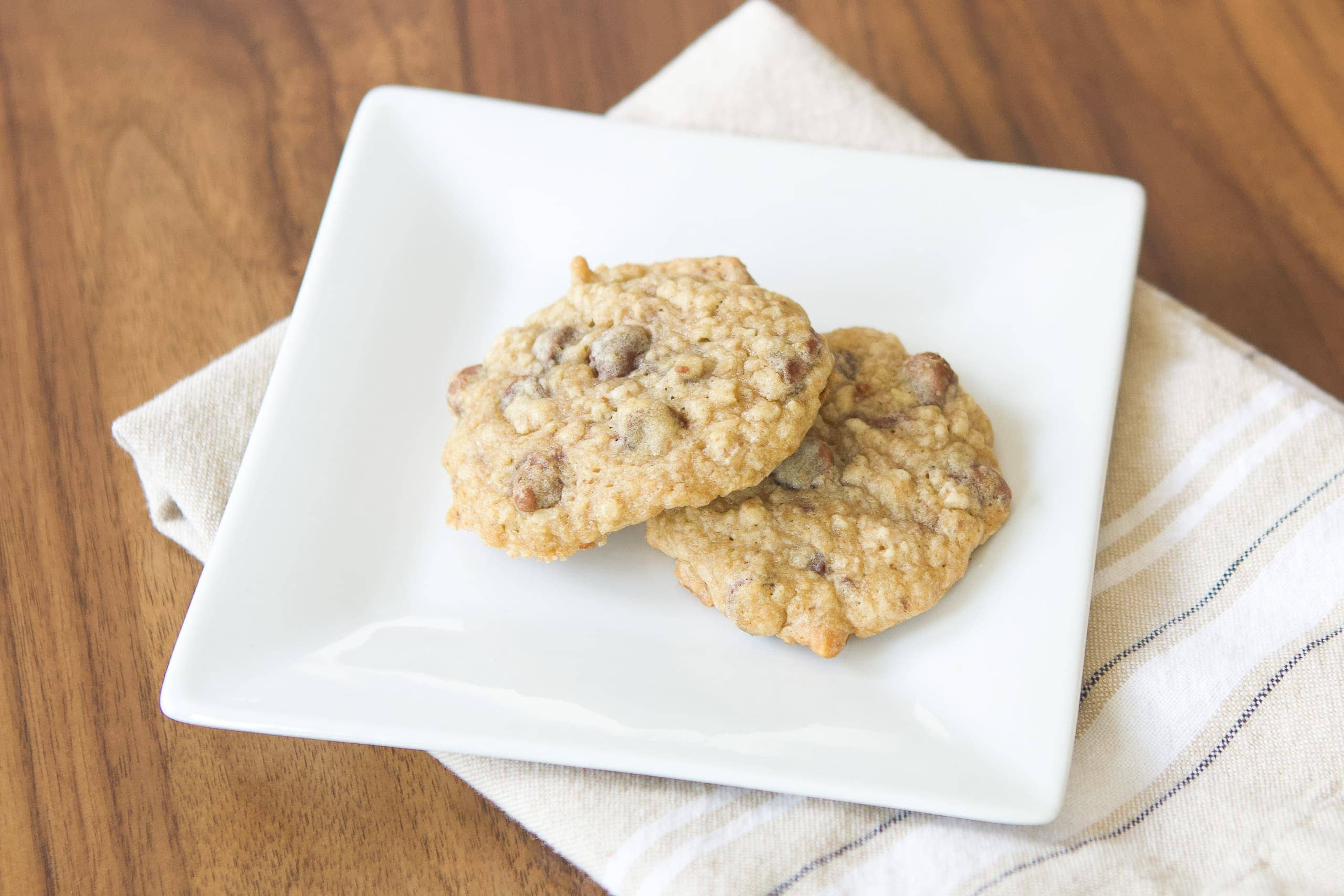 Chocolate chip cowboy cookies