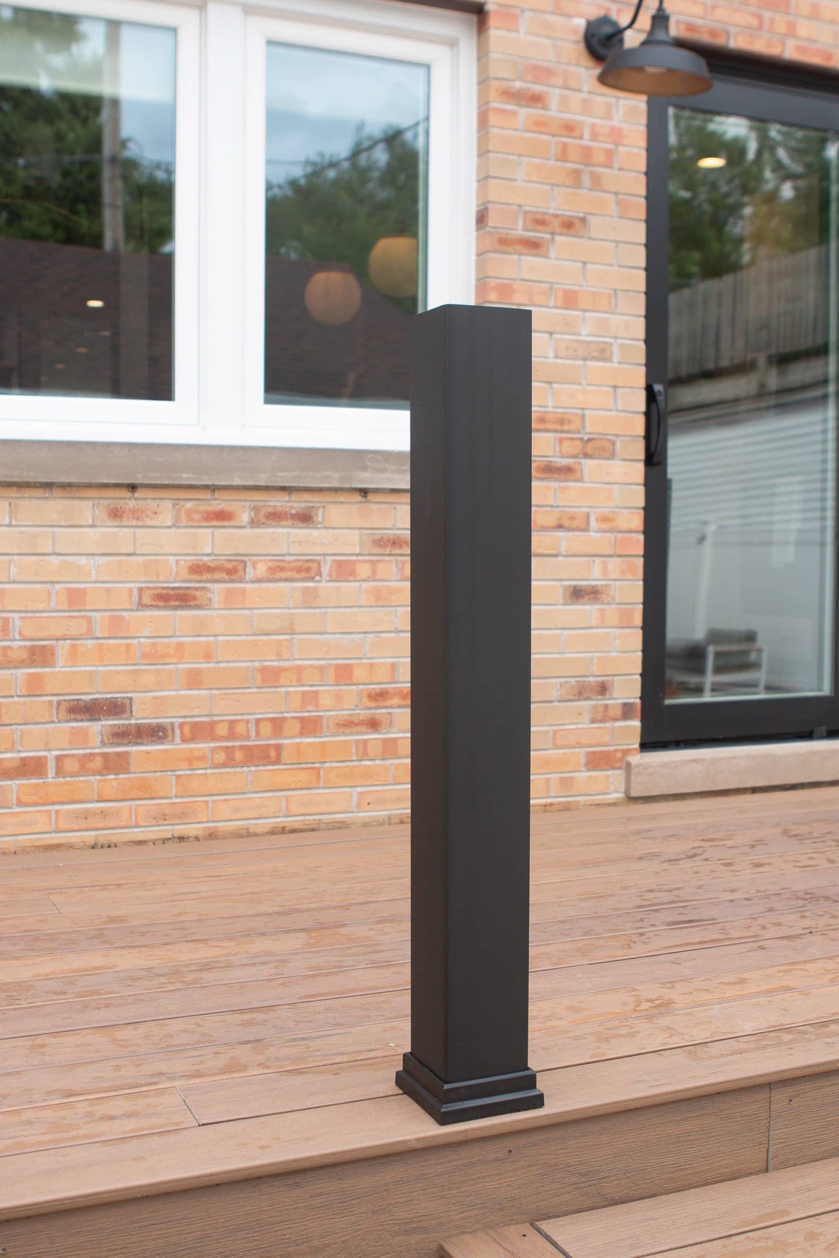 Black posts from TimberTech