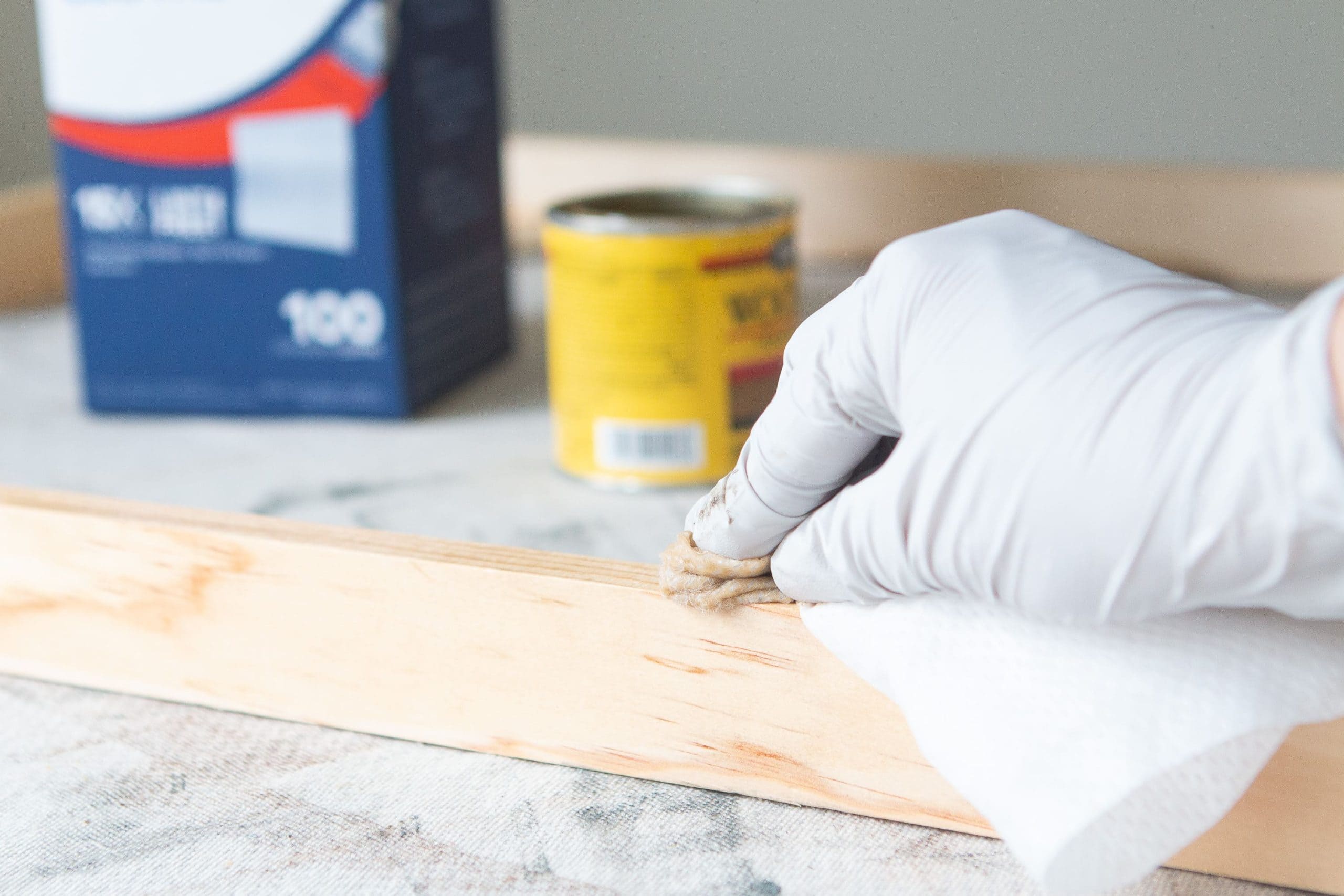 How to stain wood