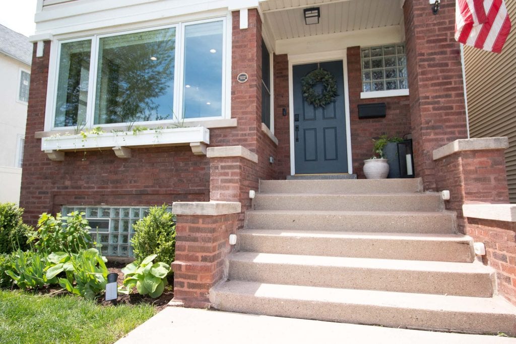 Repairing the crumbling brick and mortar on our home's exterior