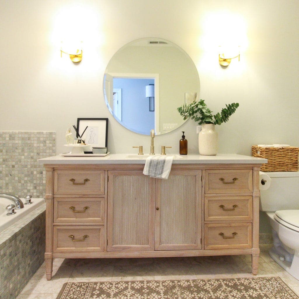 Master bathroom reveal 