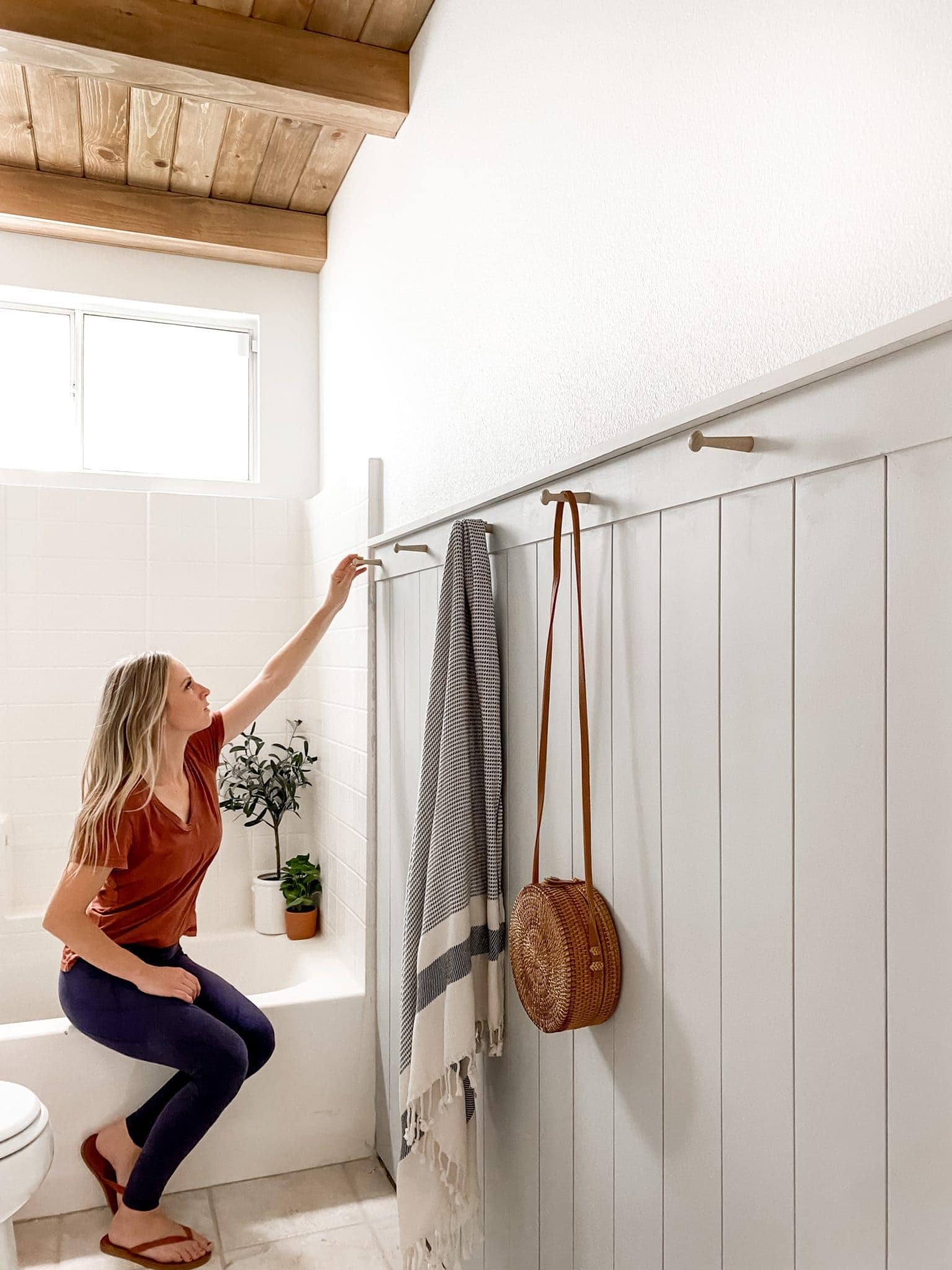 wood wall treatment via angela rose home