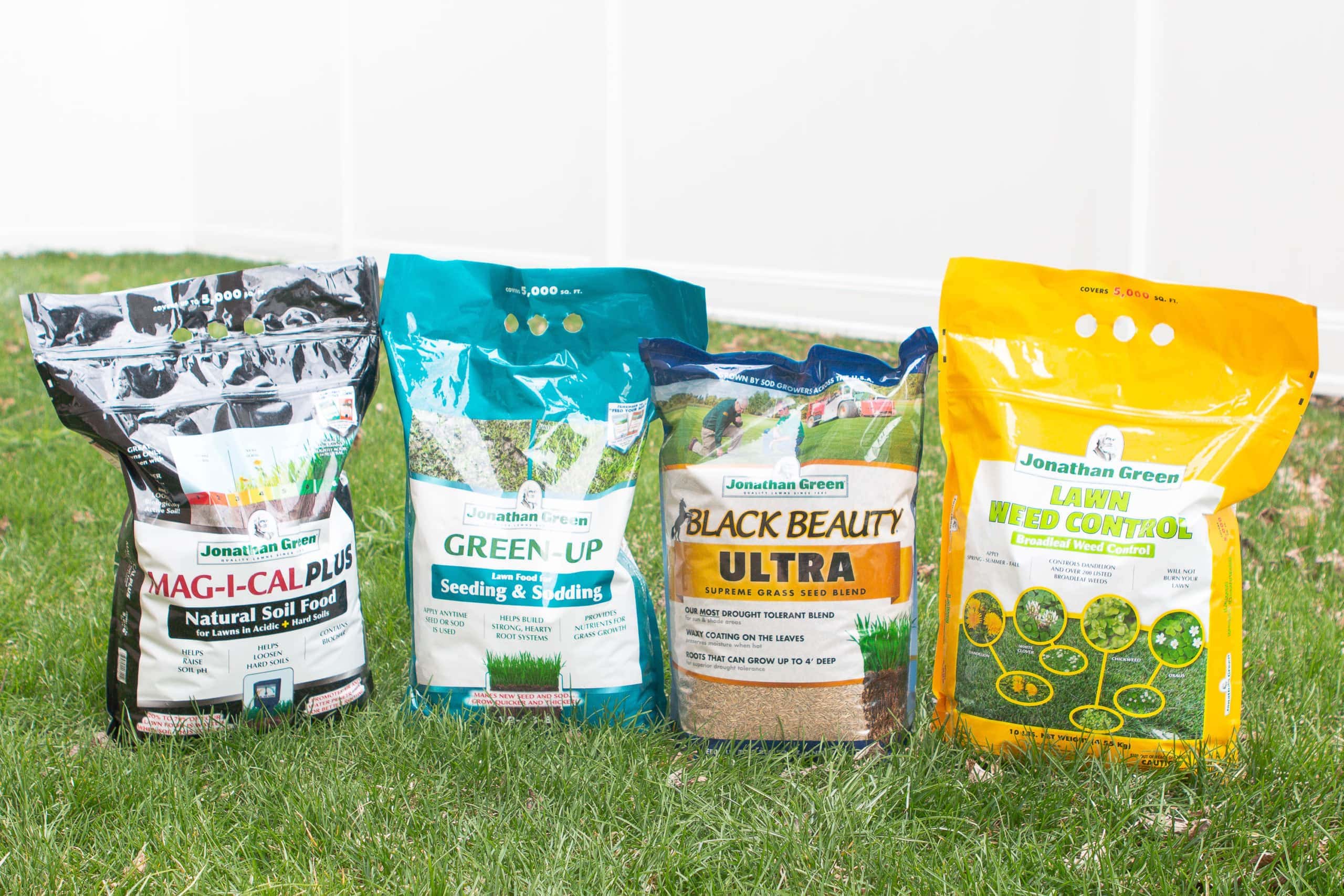 Lawn care products from Jonathan green