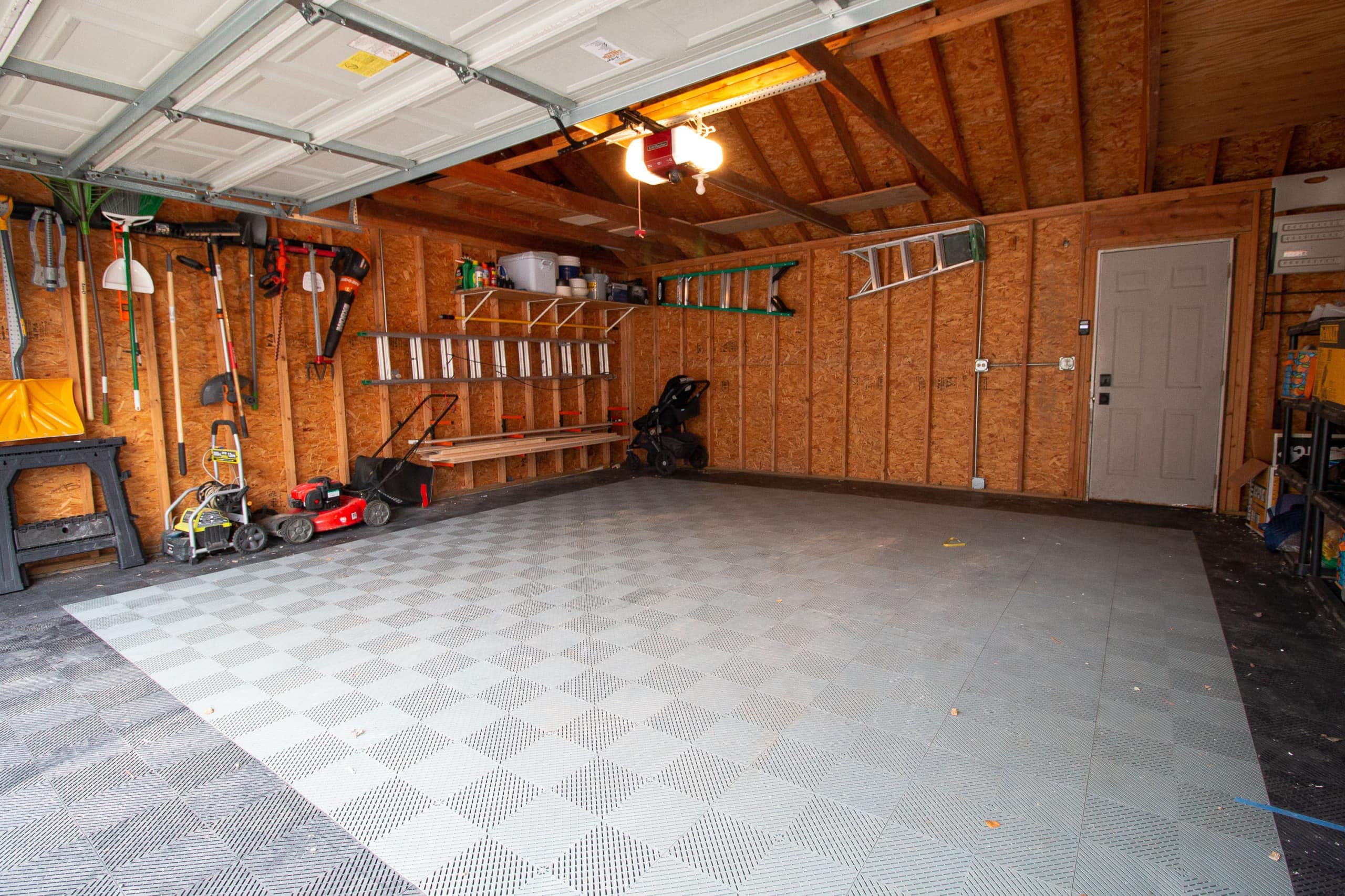 Our cleared out garage