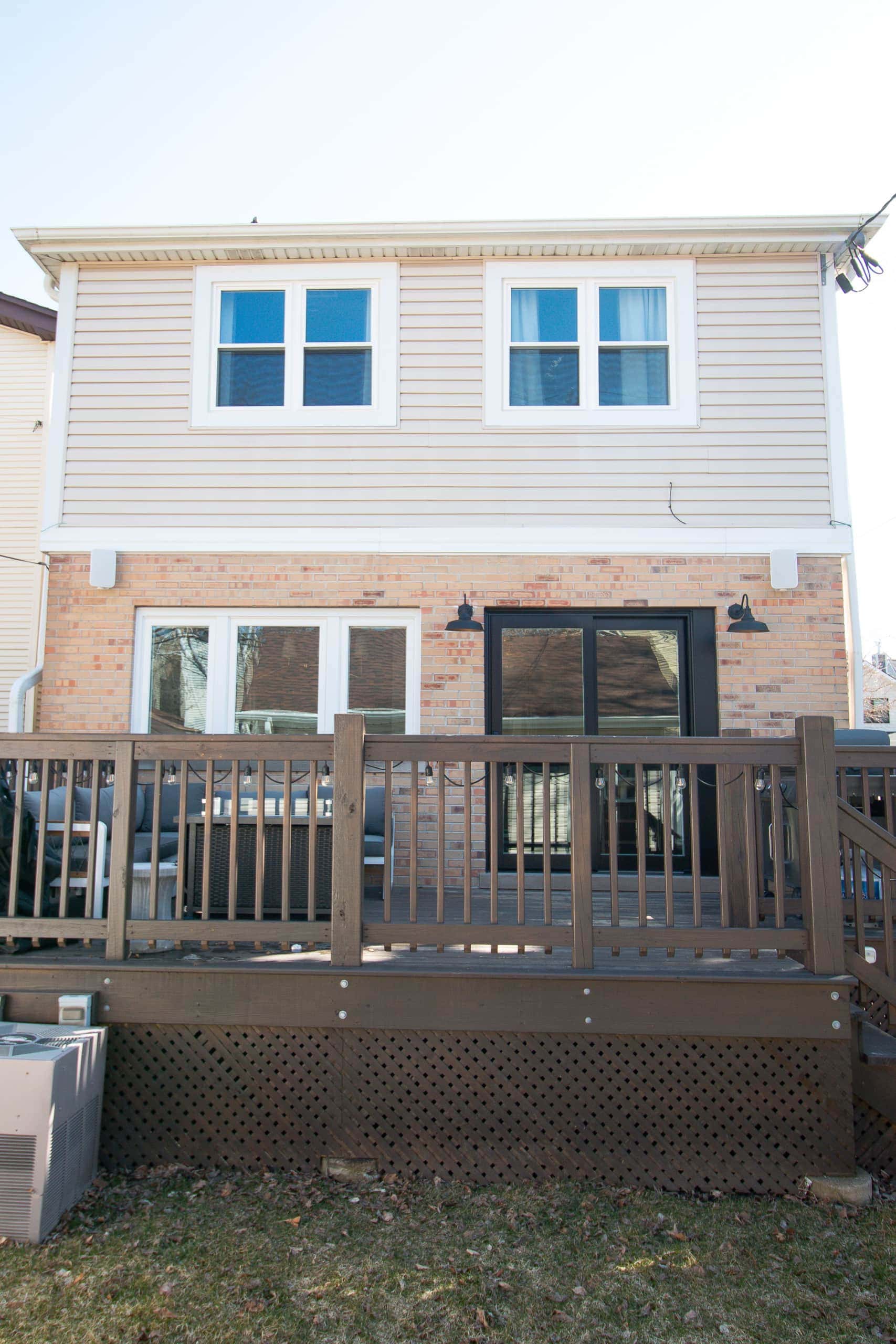 new windows on the back of the house