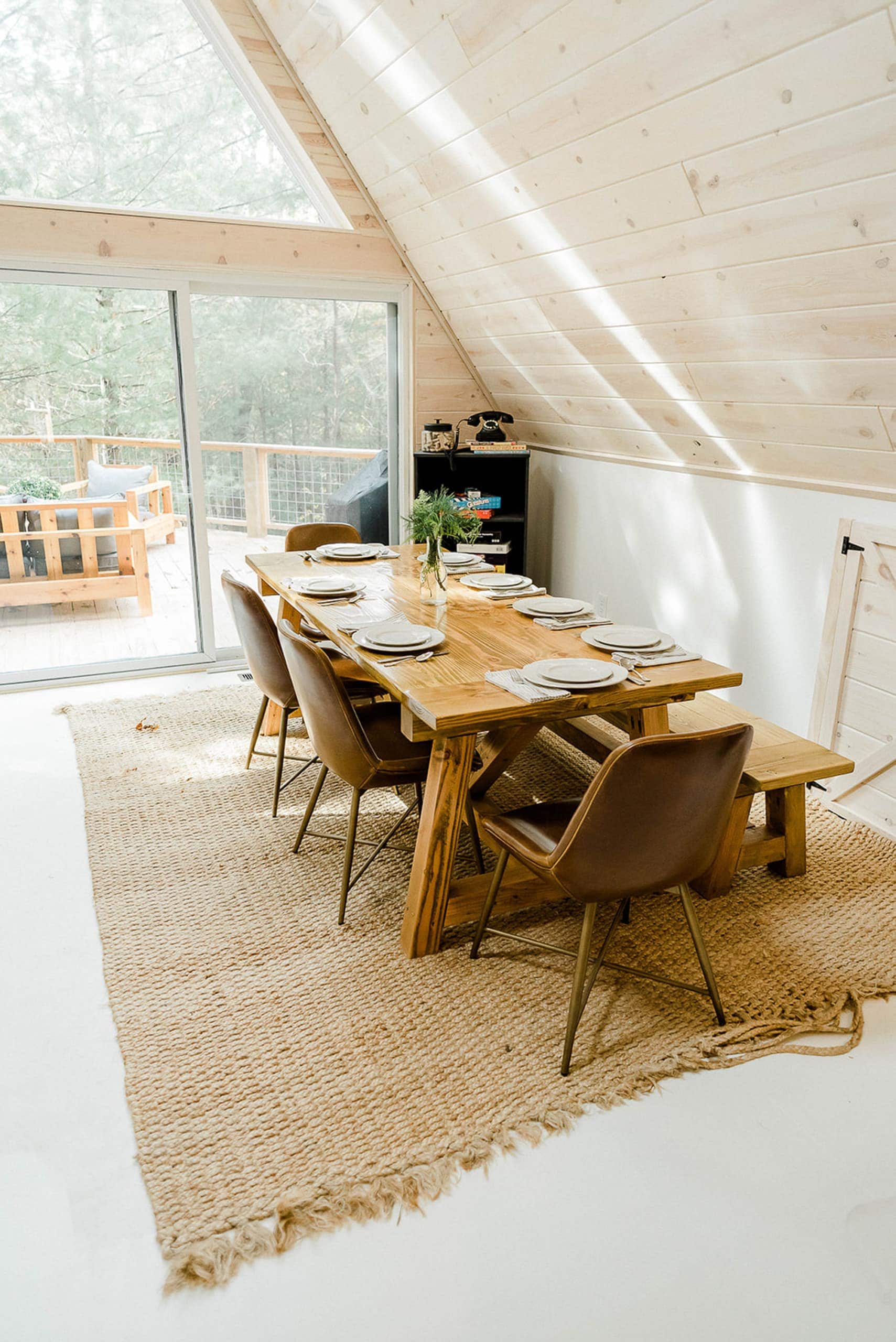 DIY dining room table 