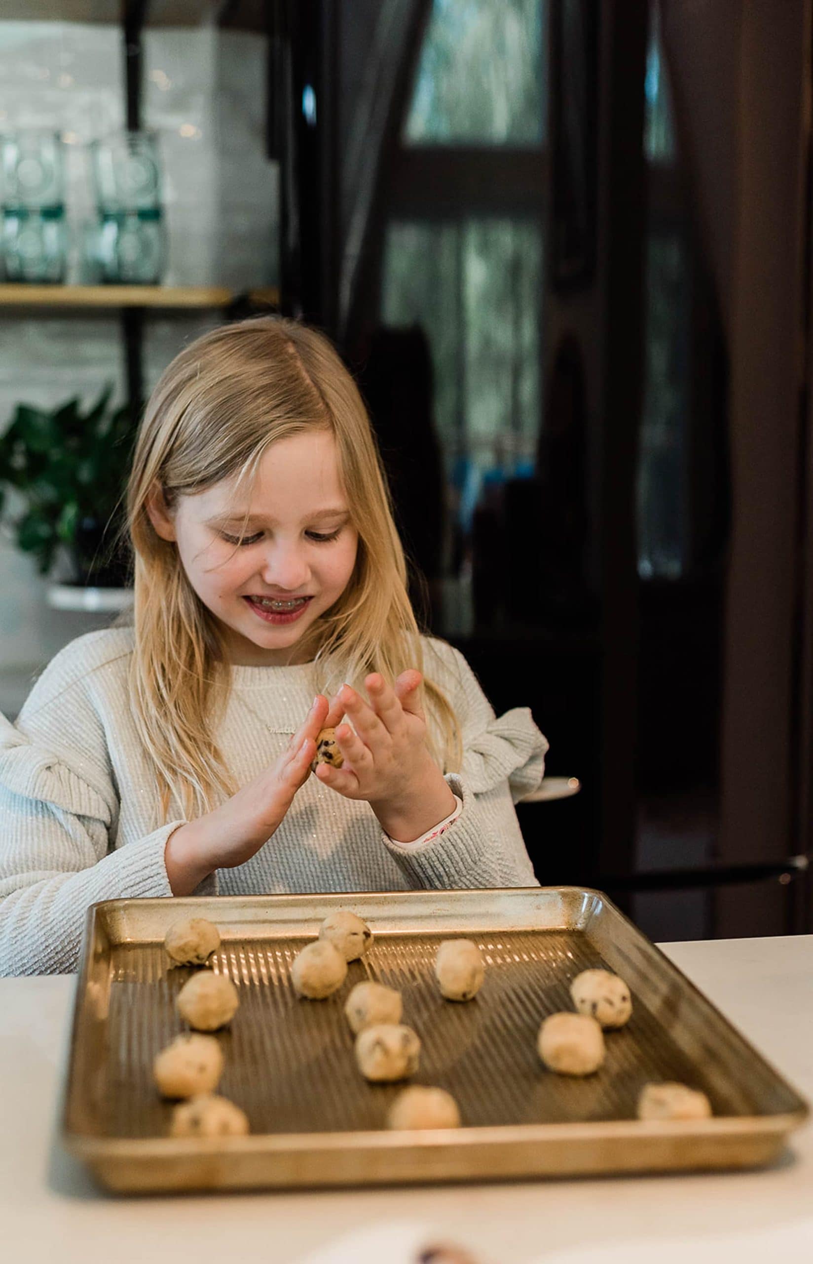 Capturing family memories at an a-frame cabin