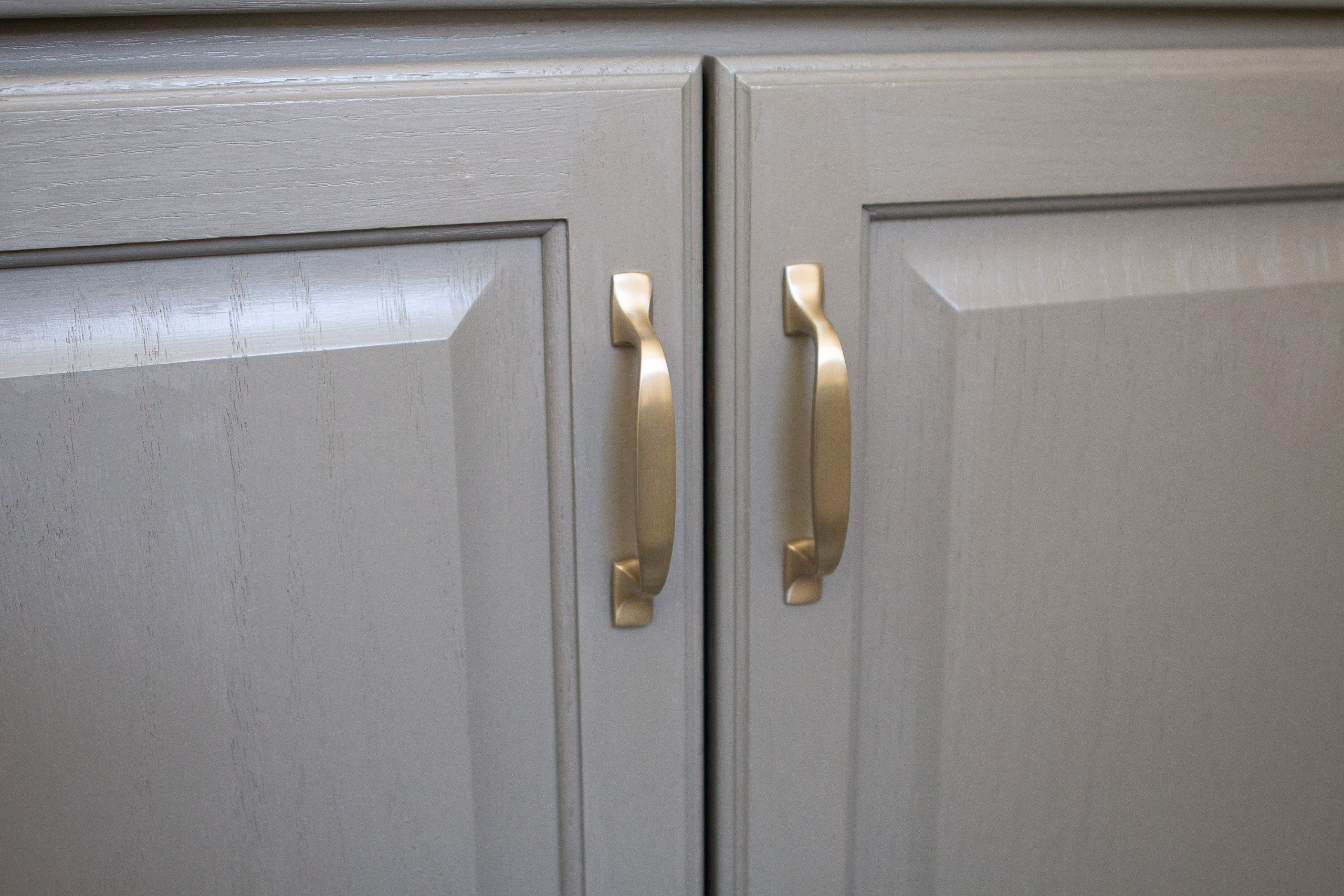 Bathroom vanity new champagne bronze handles