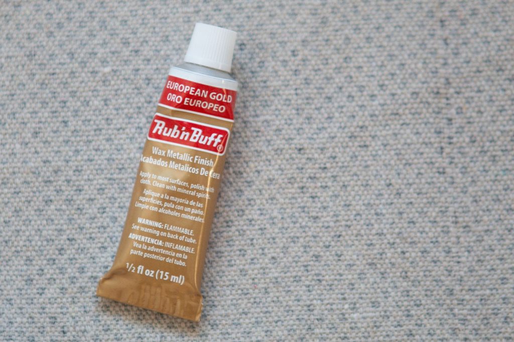 Using Rub 'N Buff for a craft project