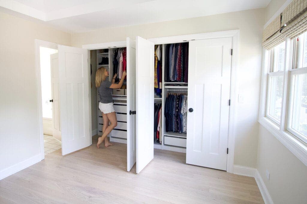 Our new organized closet system