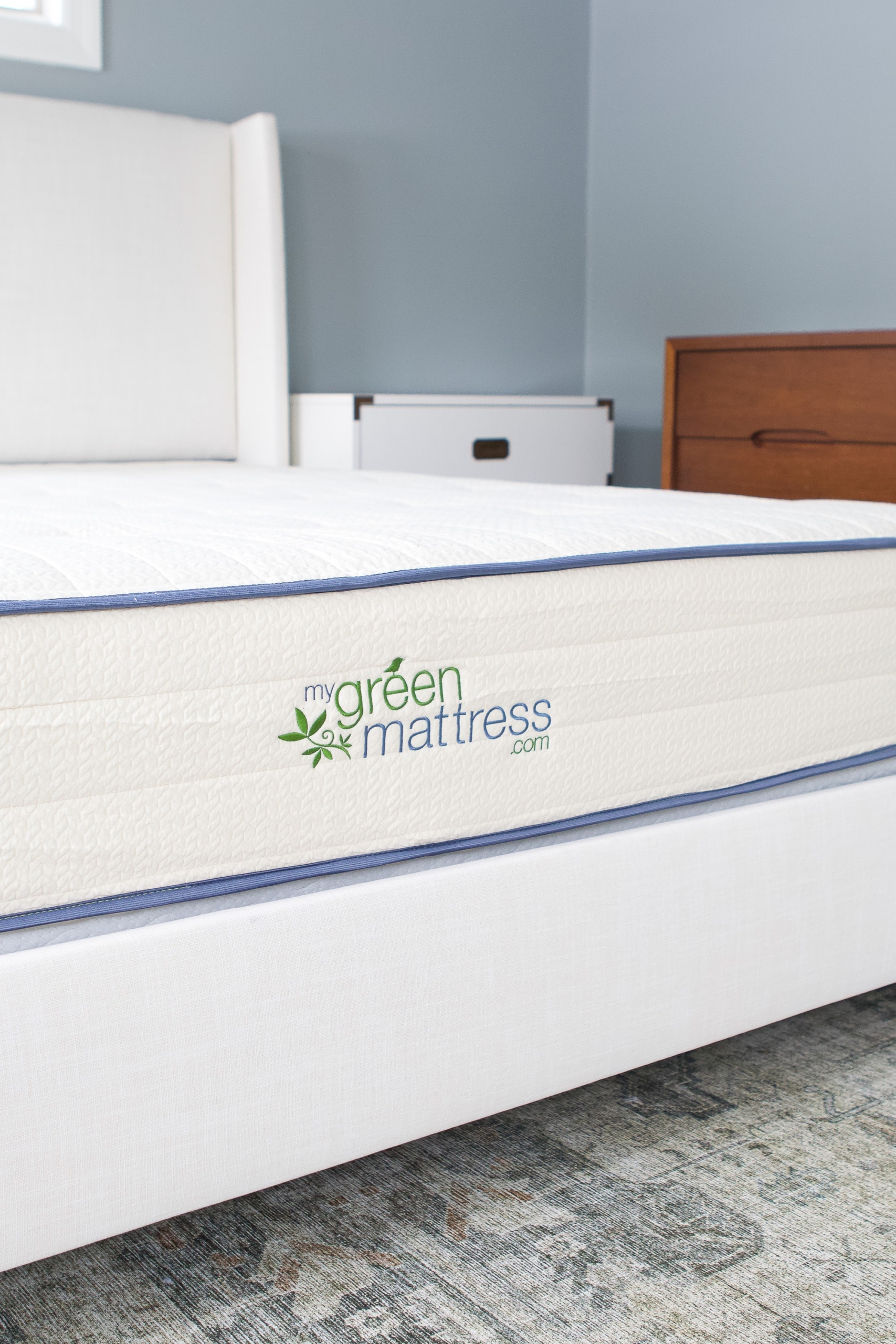 My green mattress king-sized bed