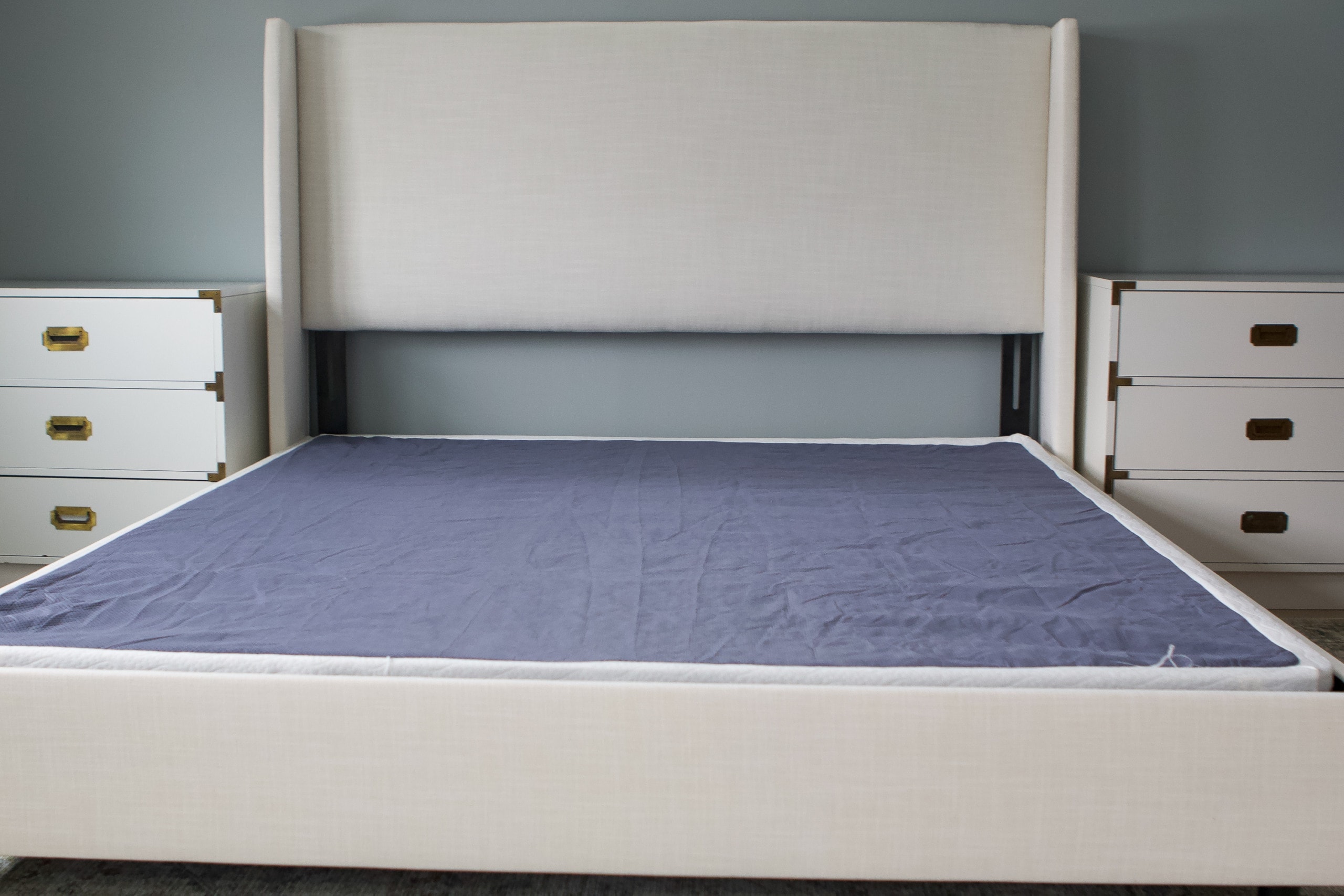 Our new platform bed and mattress frame