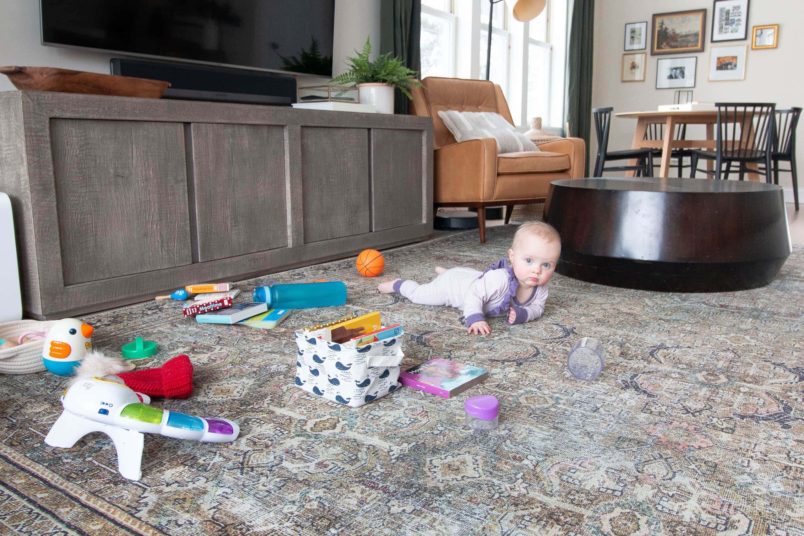 Rory in our living room