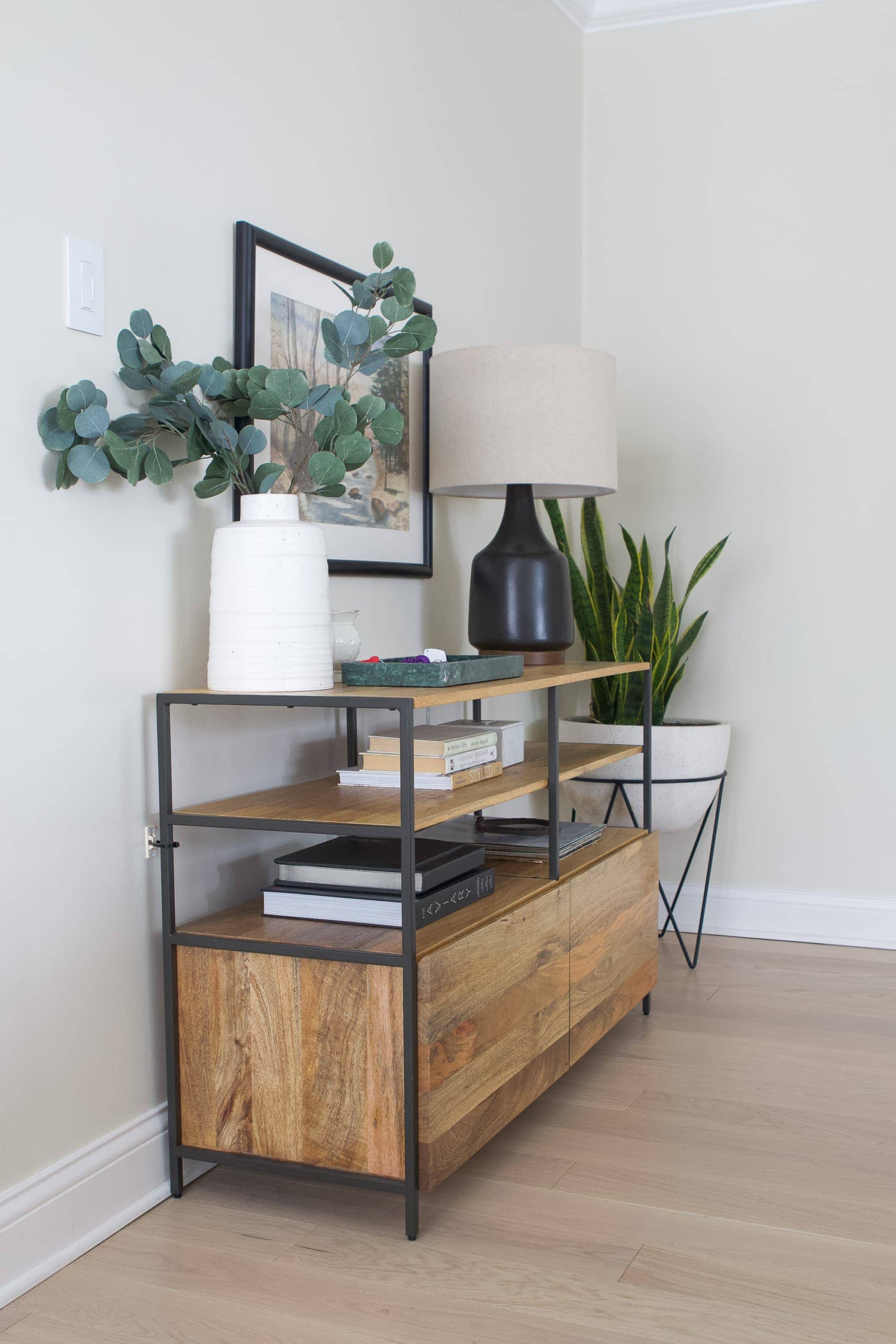 Front entryway console