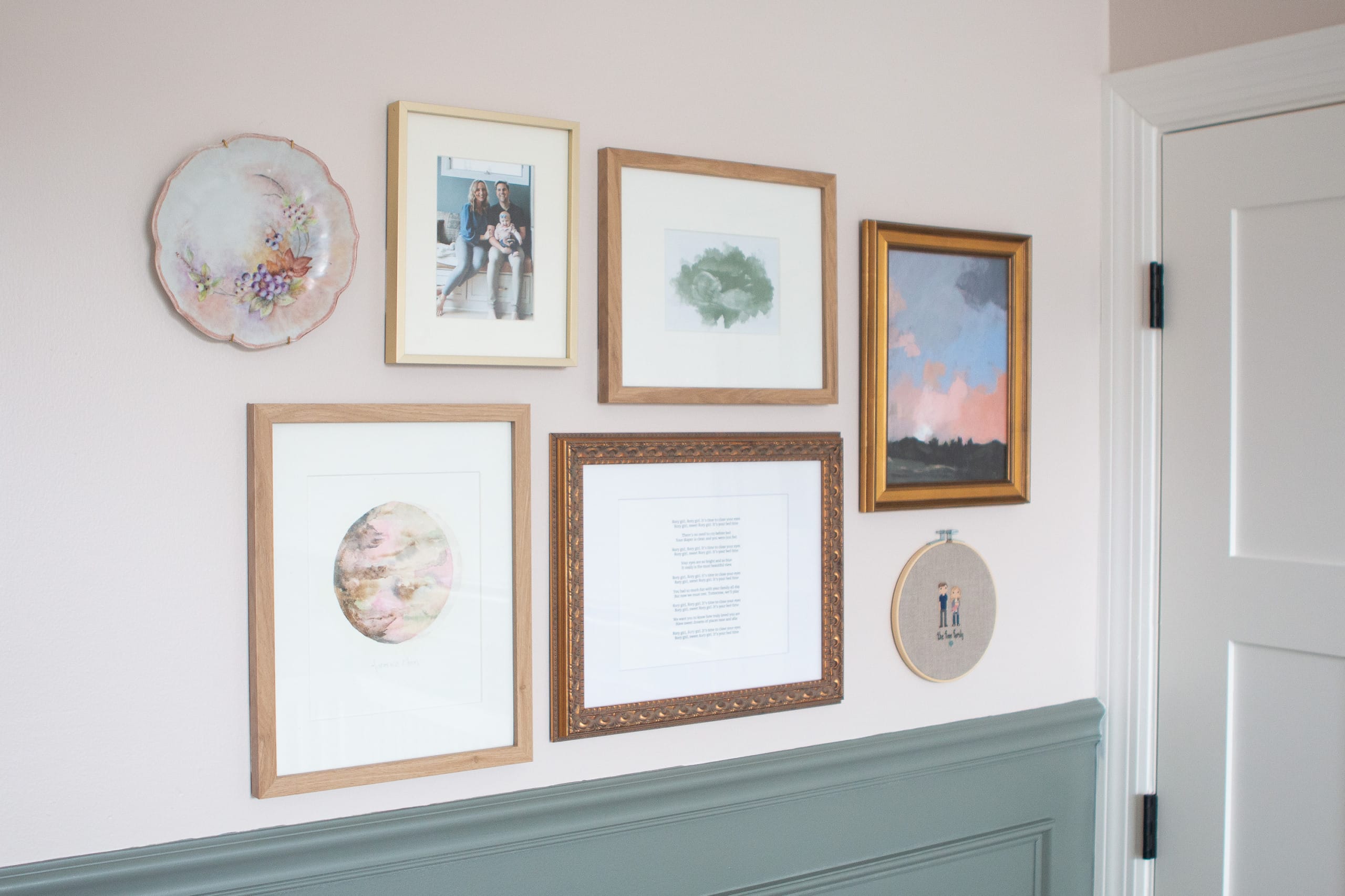 rory's nursery gallery wall