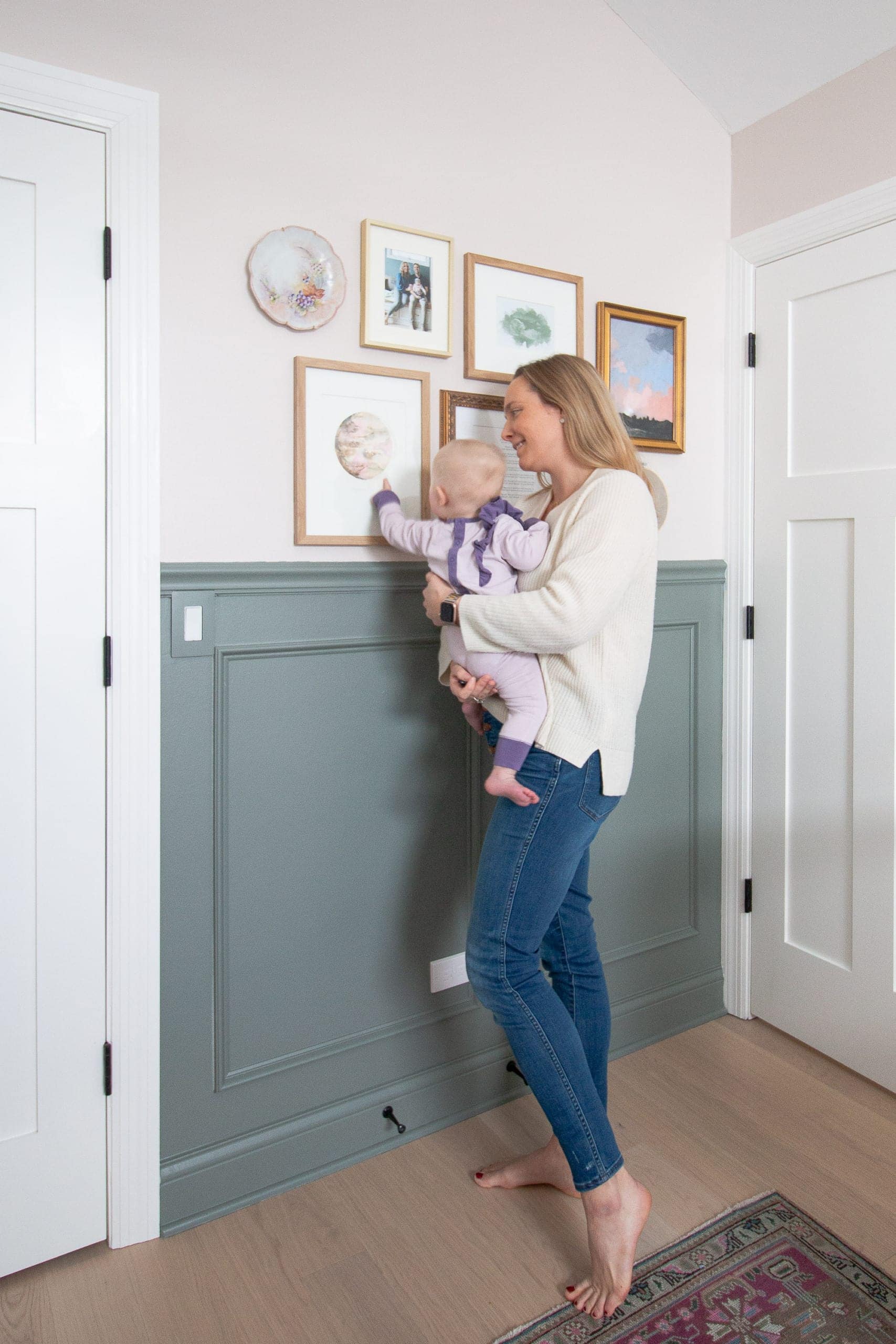 Creating a nursery gallery wall