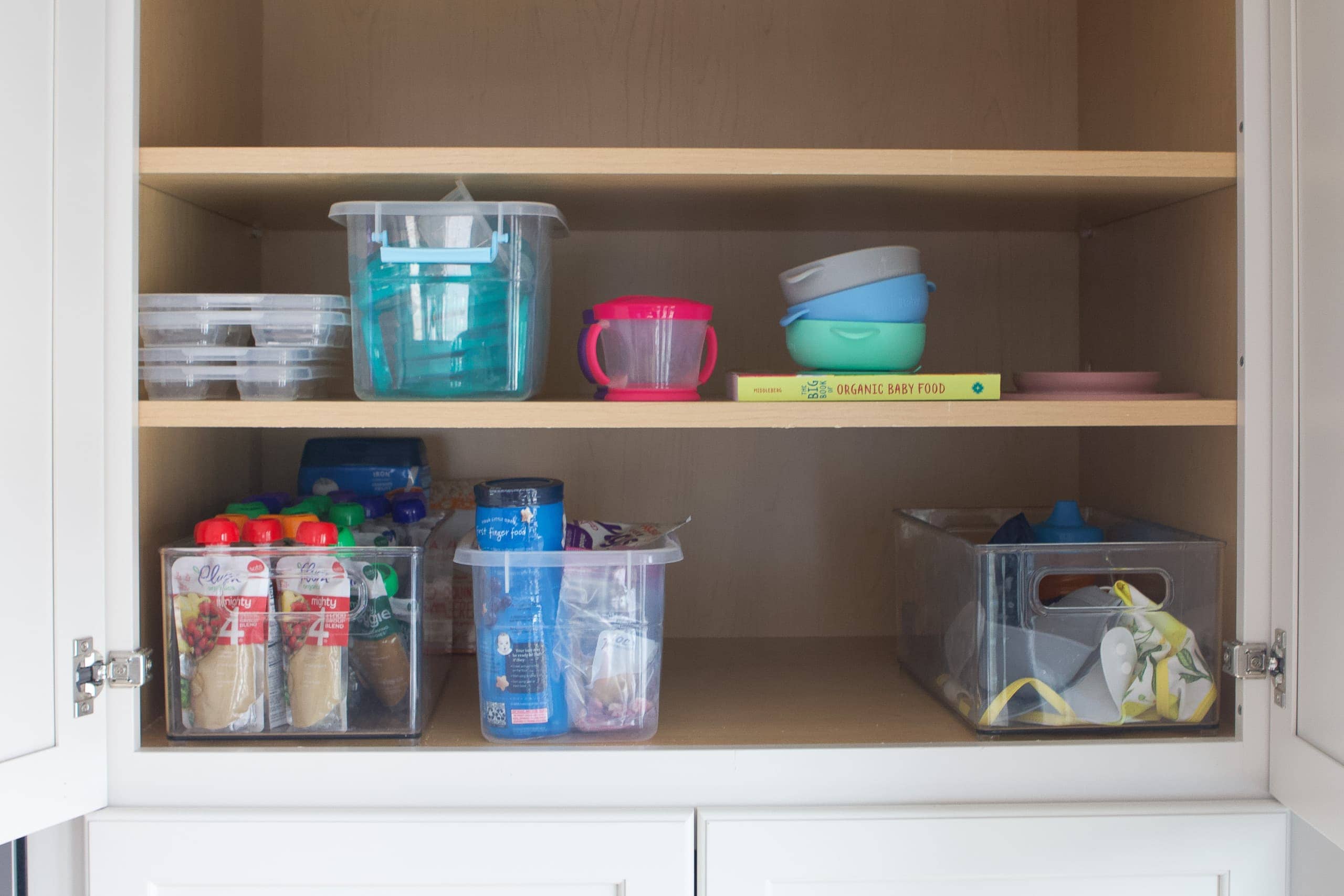 Organizing baby food