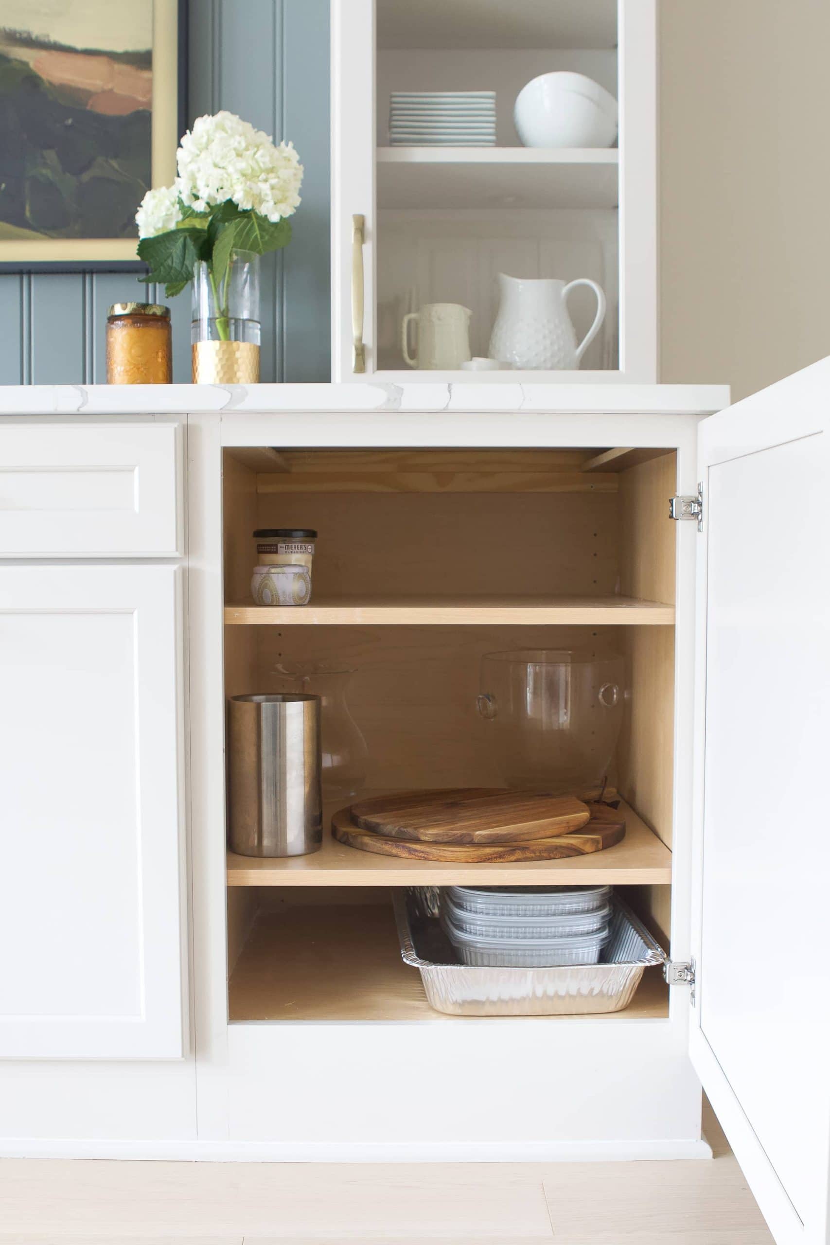 Cabinet in wine bar area