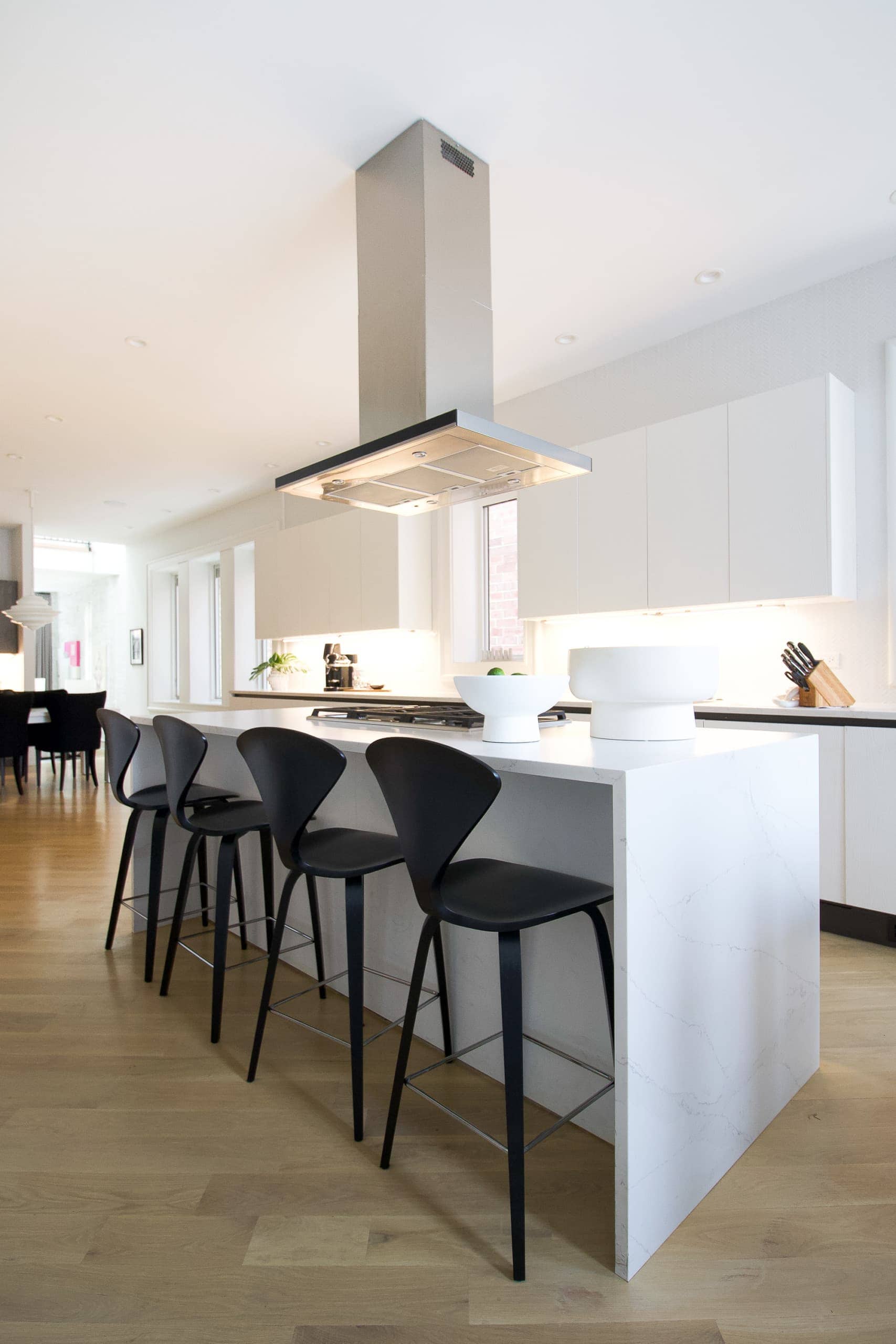 Kitchen in this modern home