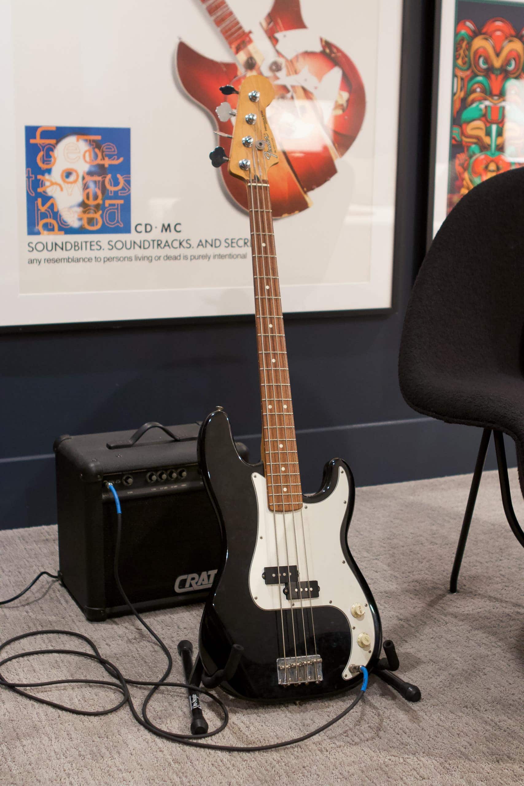 Guitar in the music room