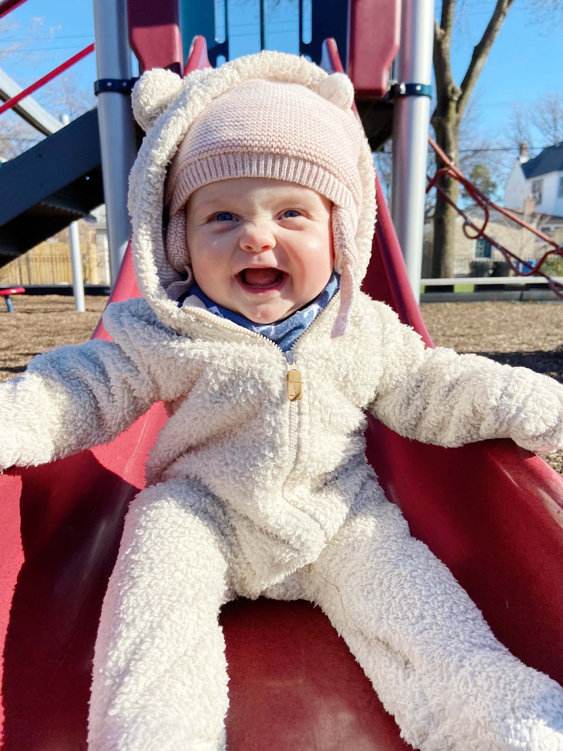 Rory playing at the park