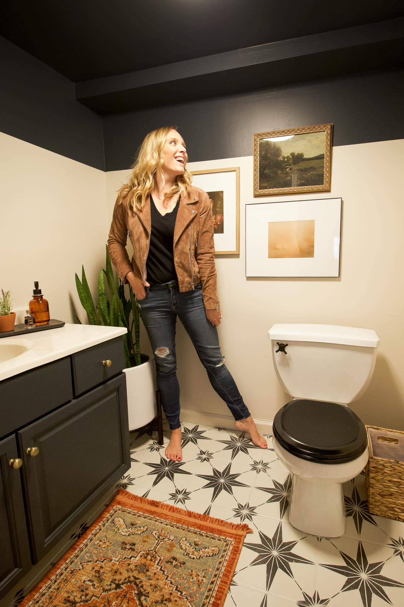 Our basement bathroom makeover